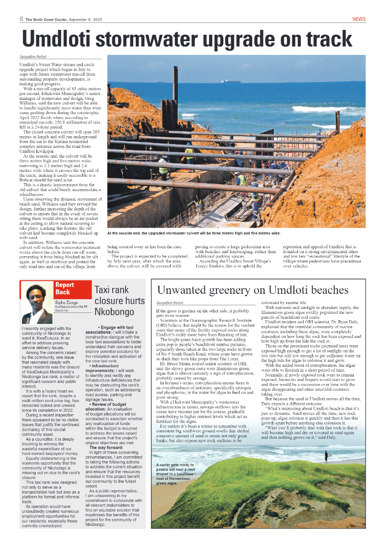 The North Coast Courier 08 September 2023 page 6