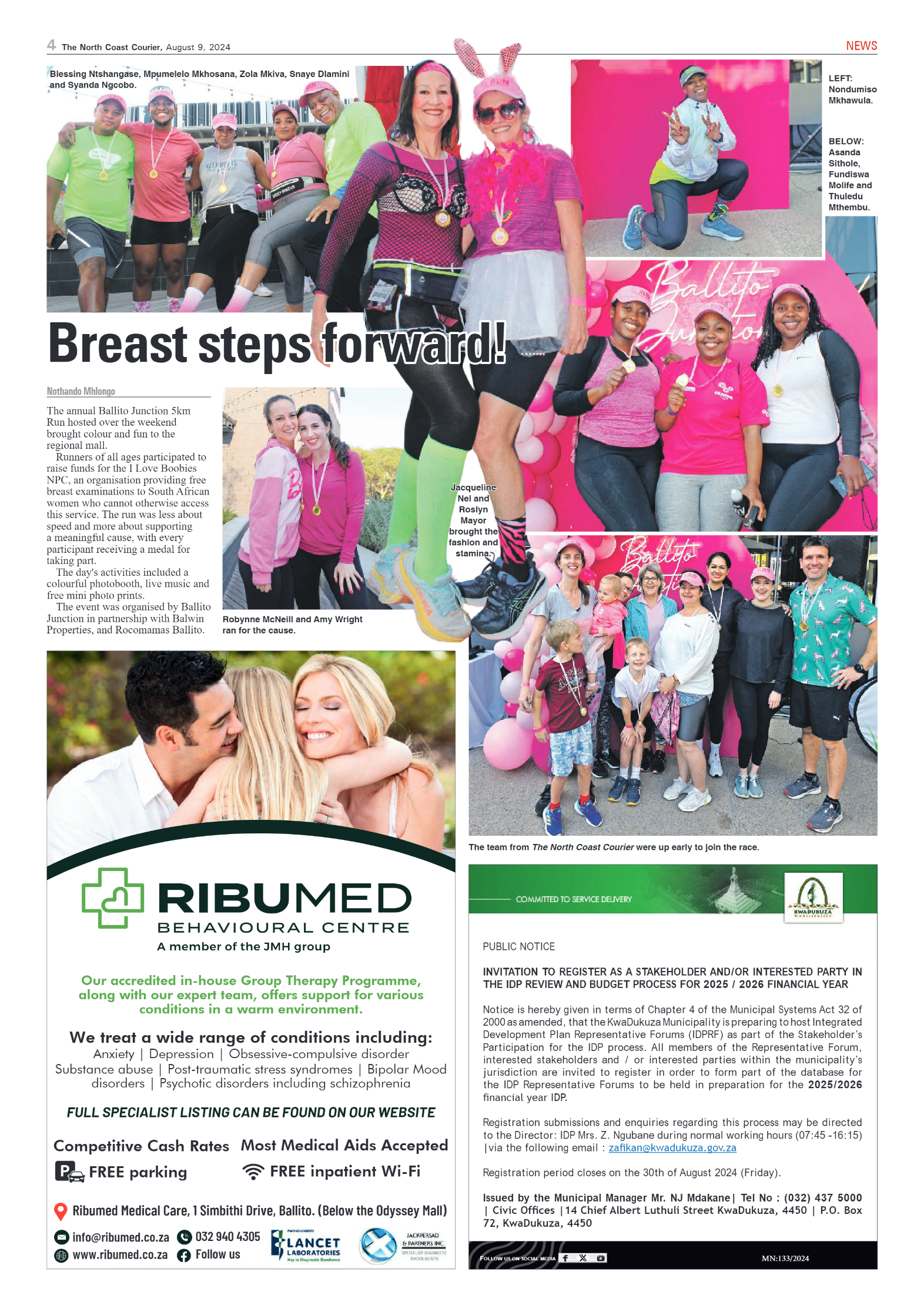 The North Coast Courier – 09 August 2024 page 4