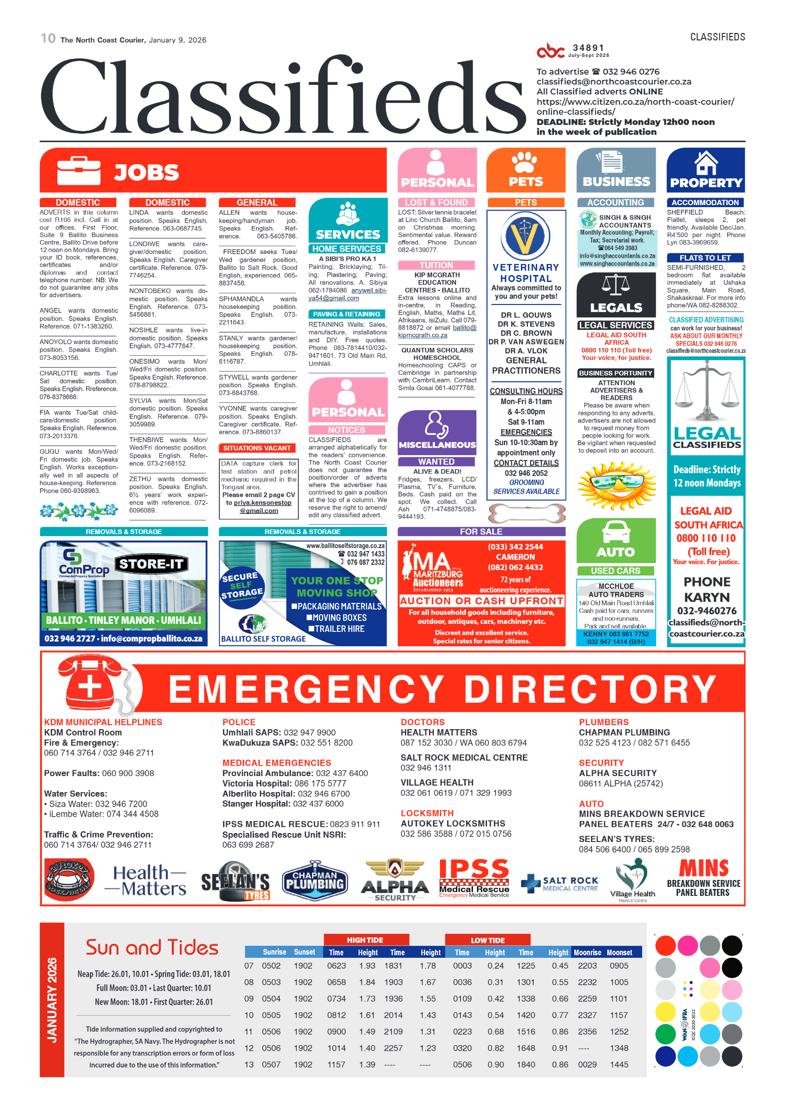 The North Coast Courier – 09 January 2025 page 10