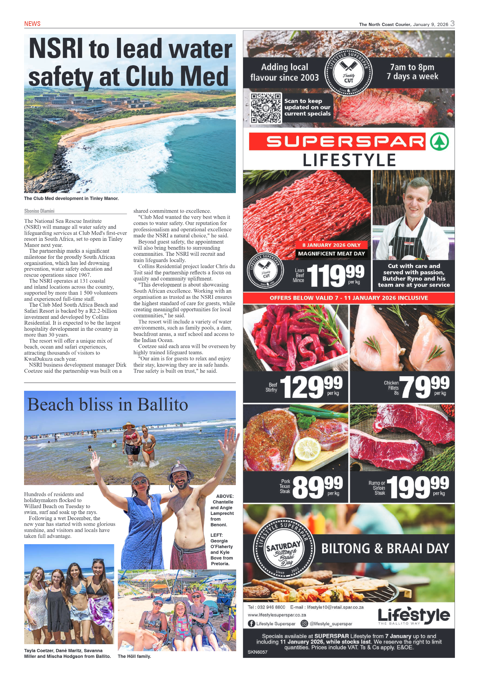 The North Coast Courier – 09 January 2025 page 3