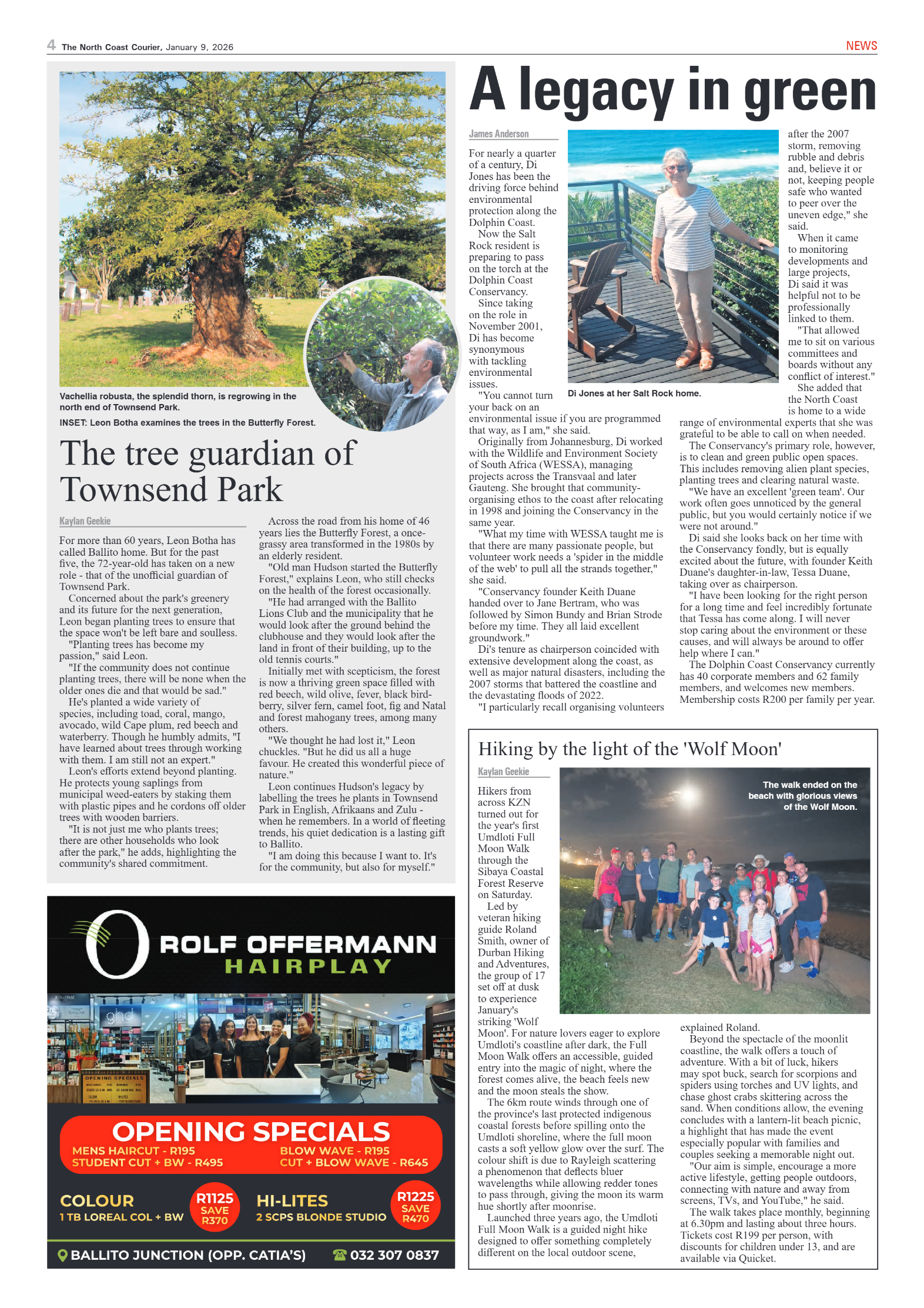 The North Coast Courier – 09 January 2025 page 4