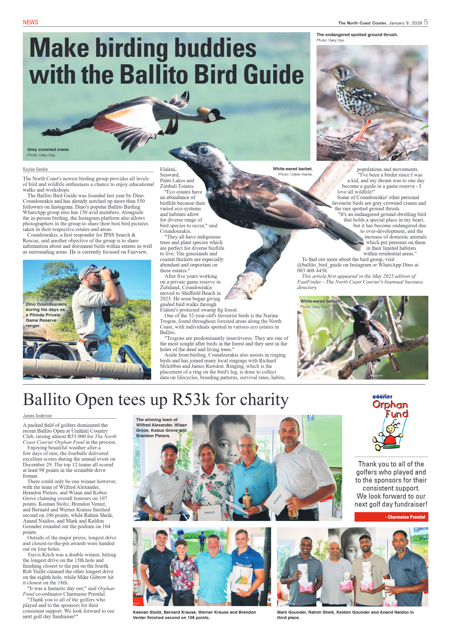 The North Coast Courier – 09 January 2025 page 5