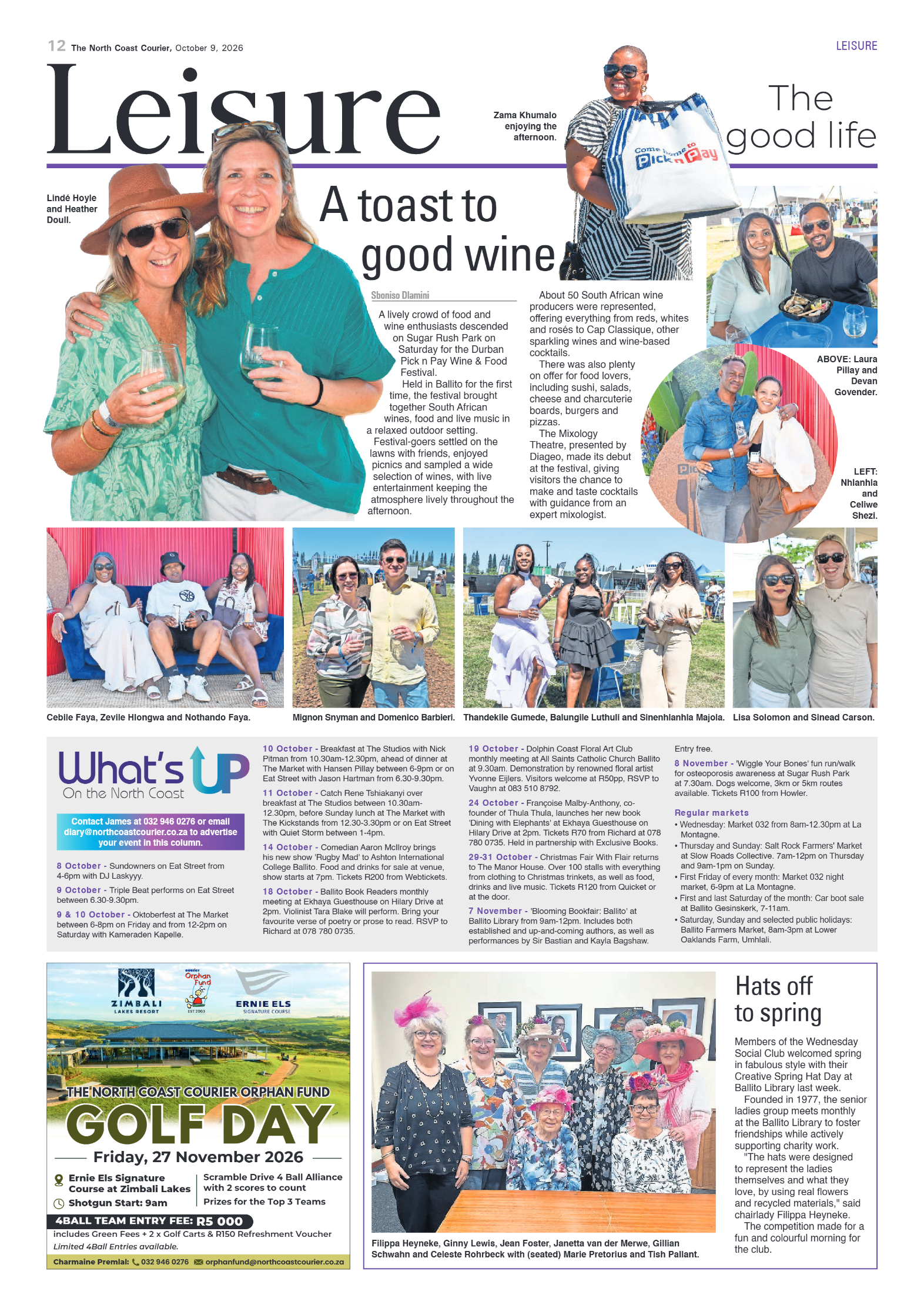 The North Coast Courier – 09 October 2026 page 12