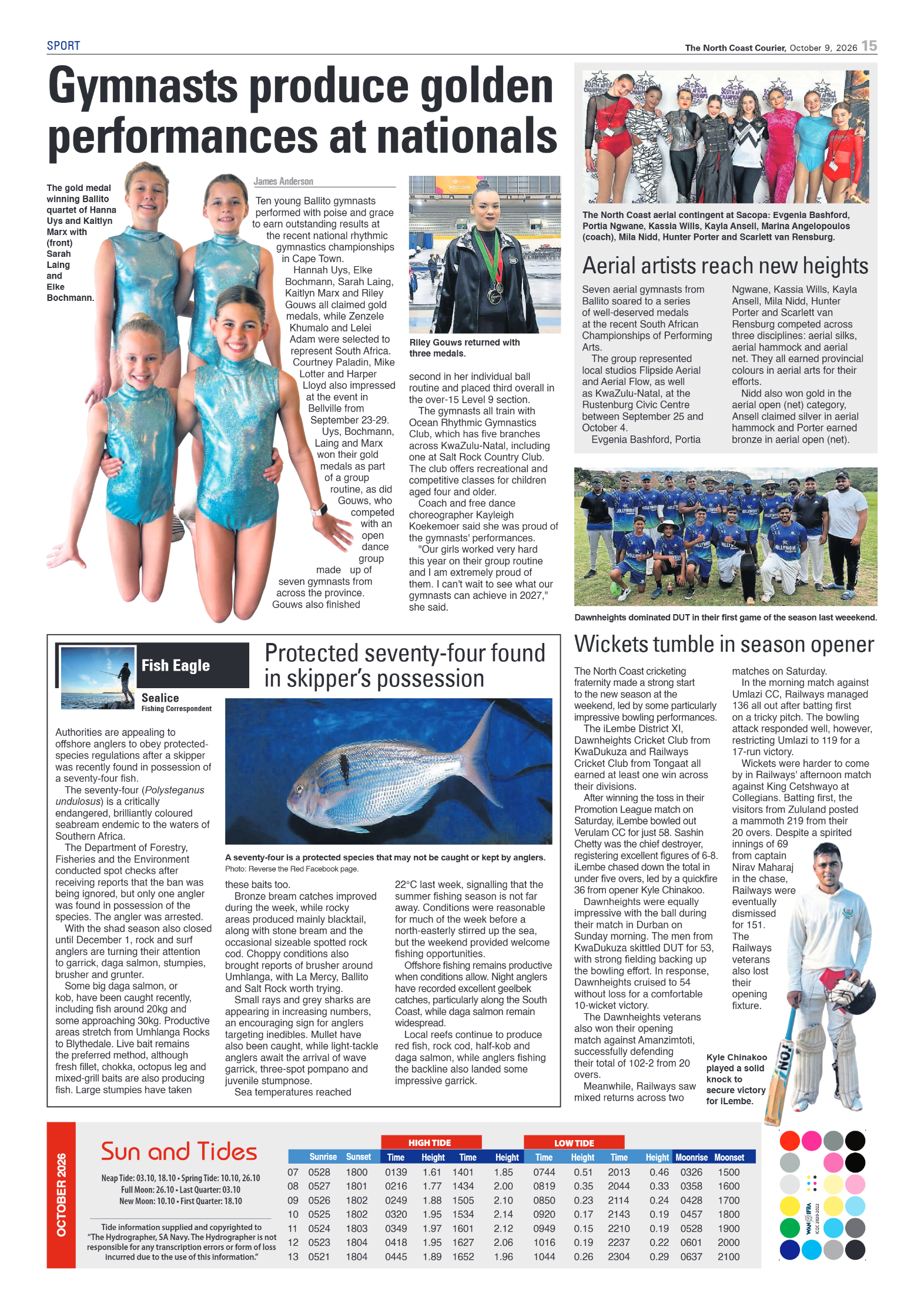 The North Coast Courier – 09 October 2026 page 15