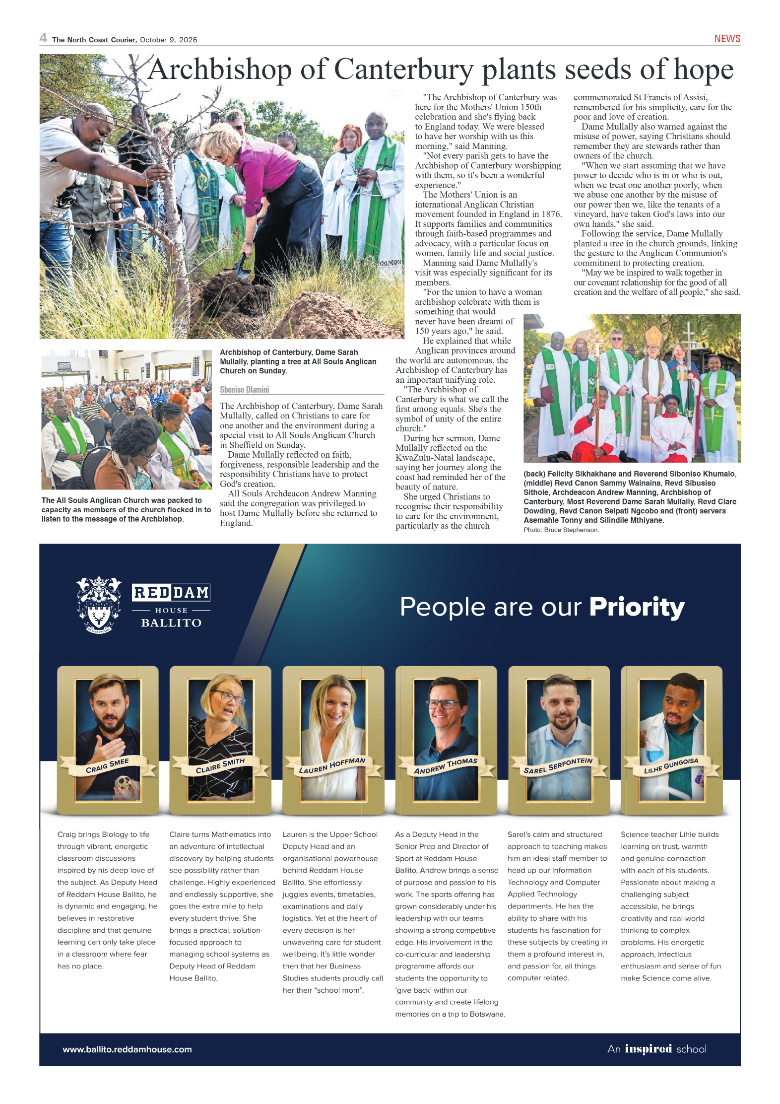 The North Coast Courier – 09 October 2026 page 4