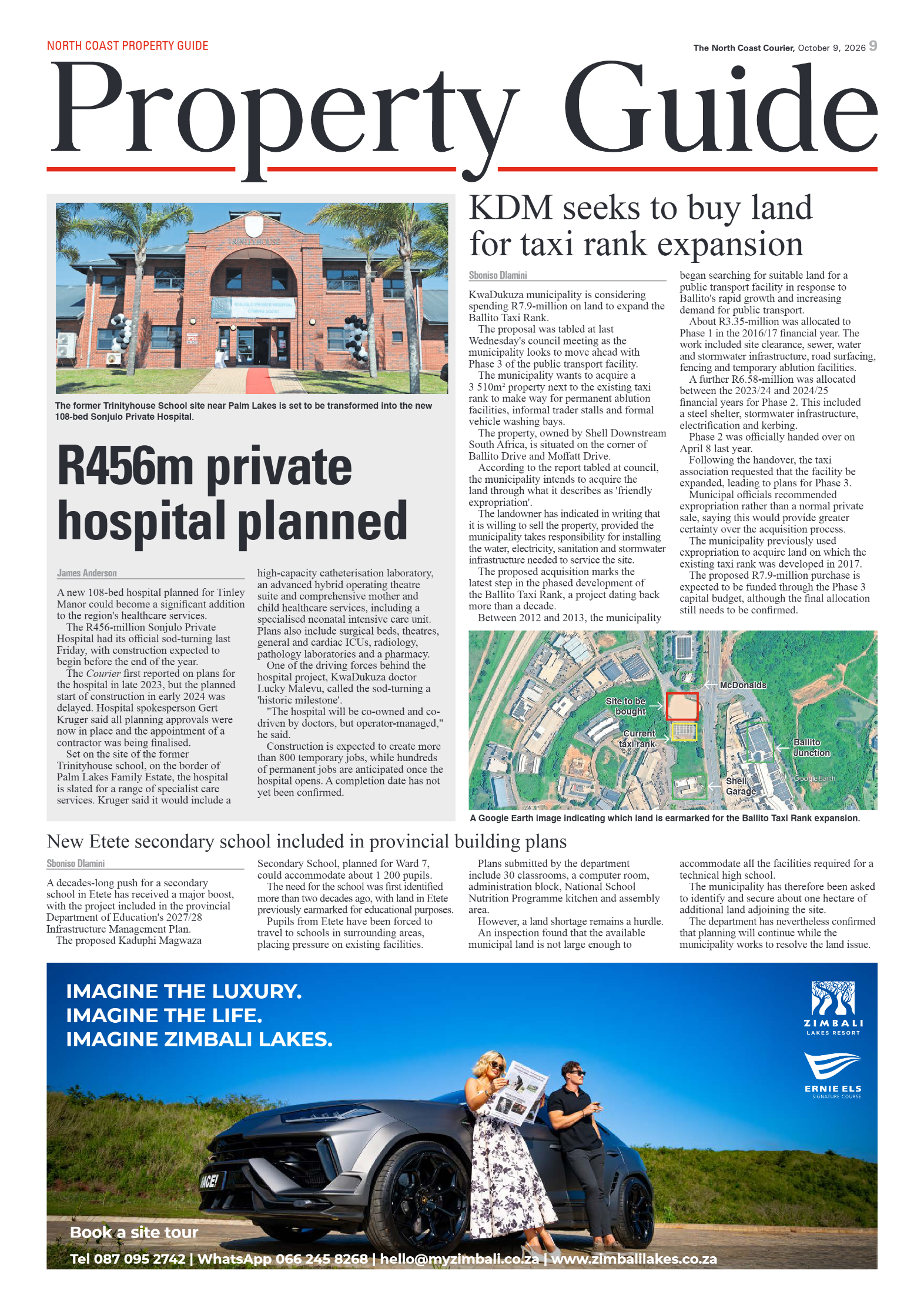 The North Coast Courier – 09 October 2026 page 9