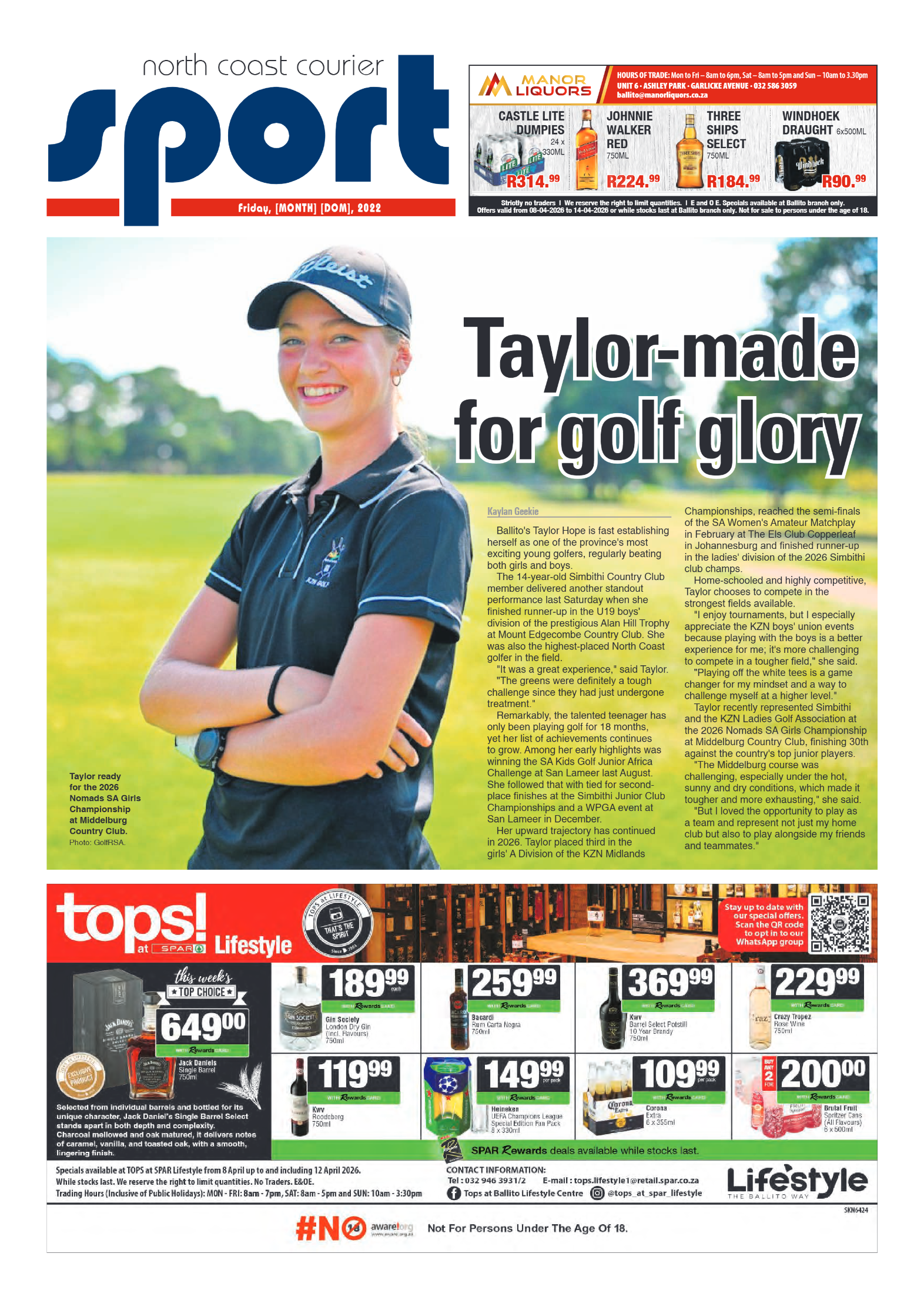 The North Coast Courier – 10 April 2026 page 12