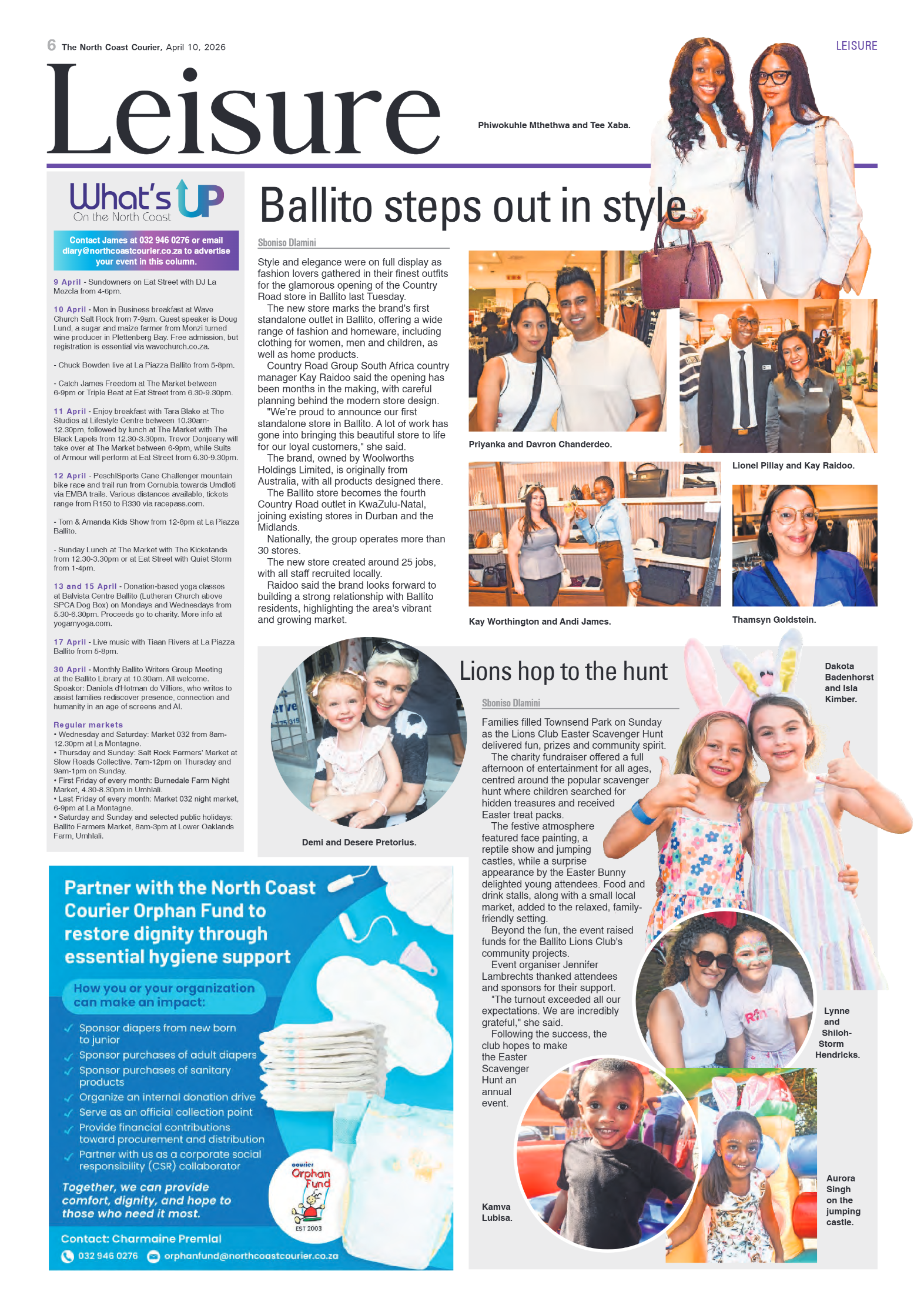 The North Coast Courier – 10 April 2026 page 6