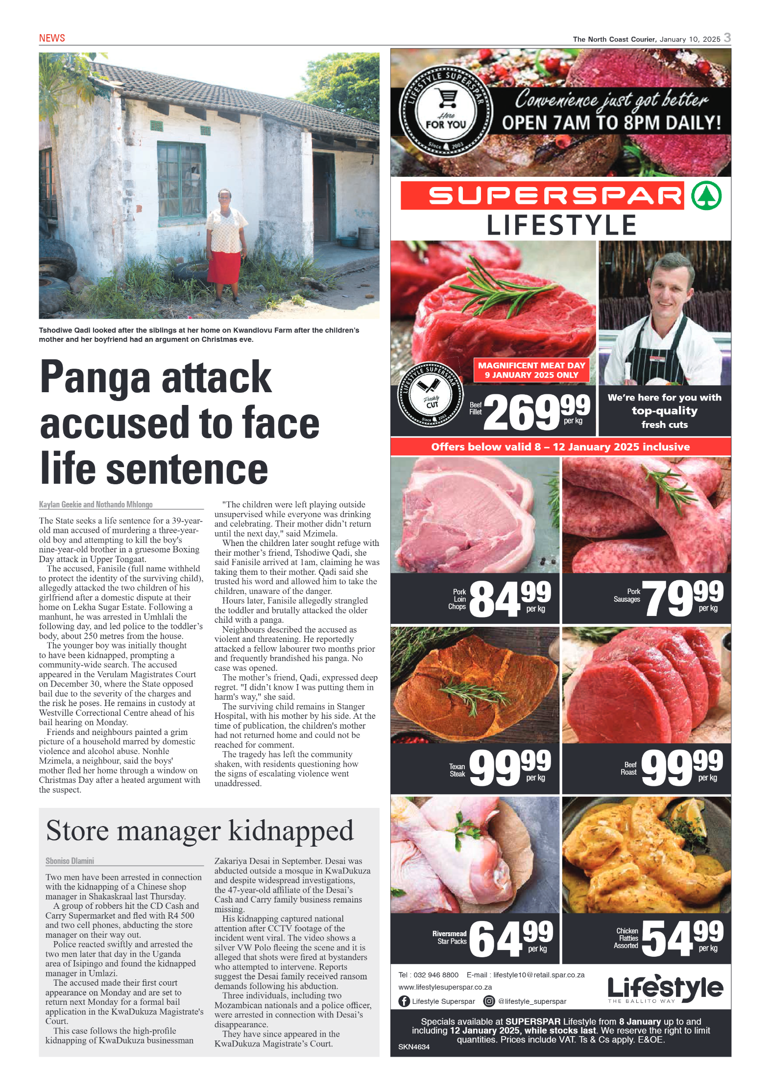 The North Coast Courier – 10 January 2025 page 3