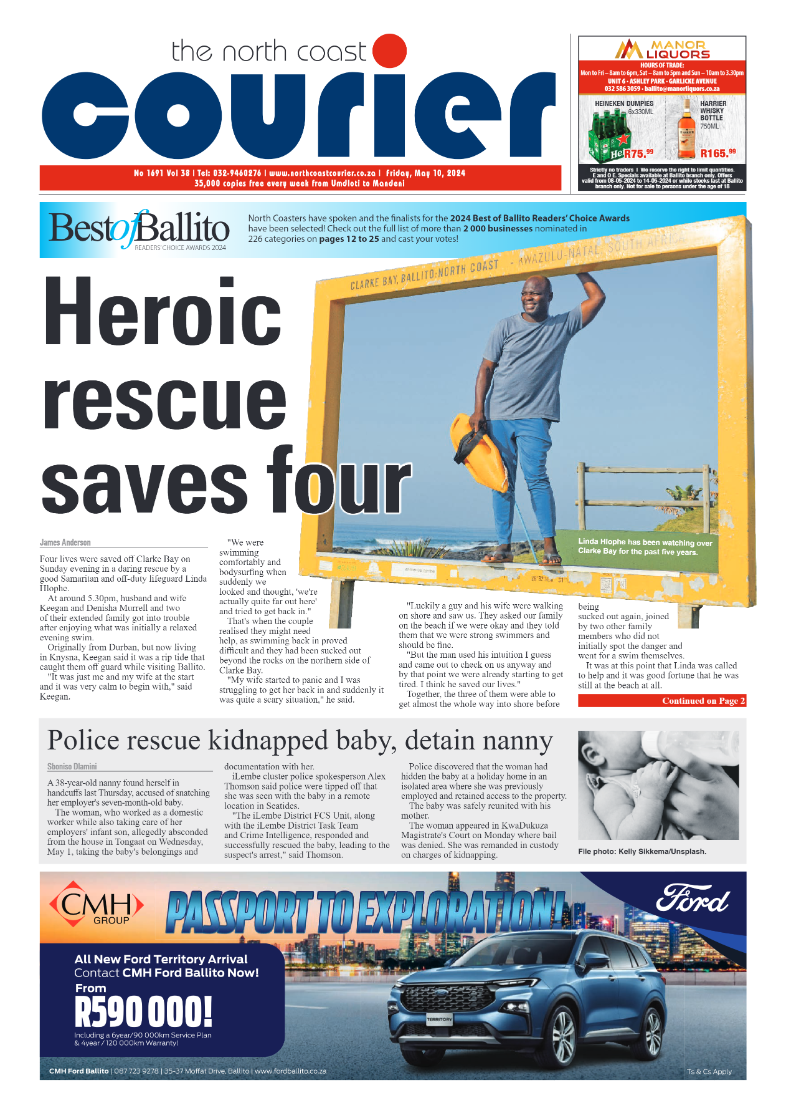 The North Coast Courier – 10 May 2024 page 1