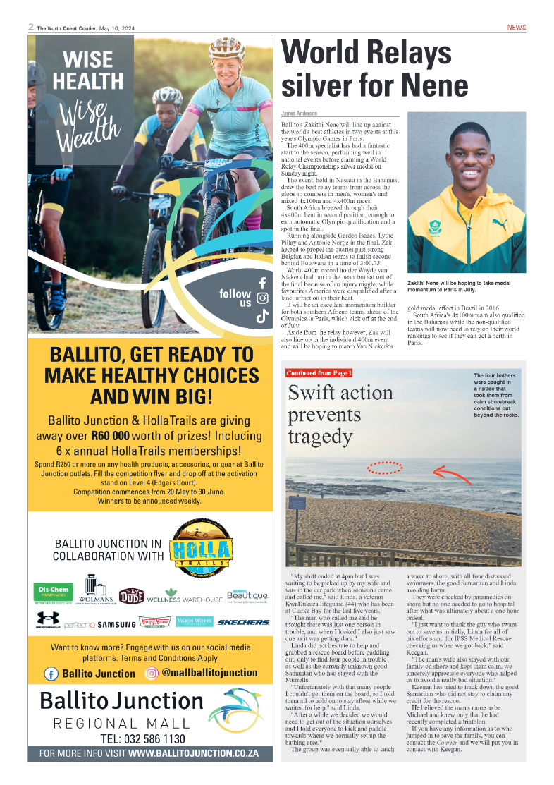 The North Coast Courier – 10 May 2024 page 2