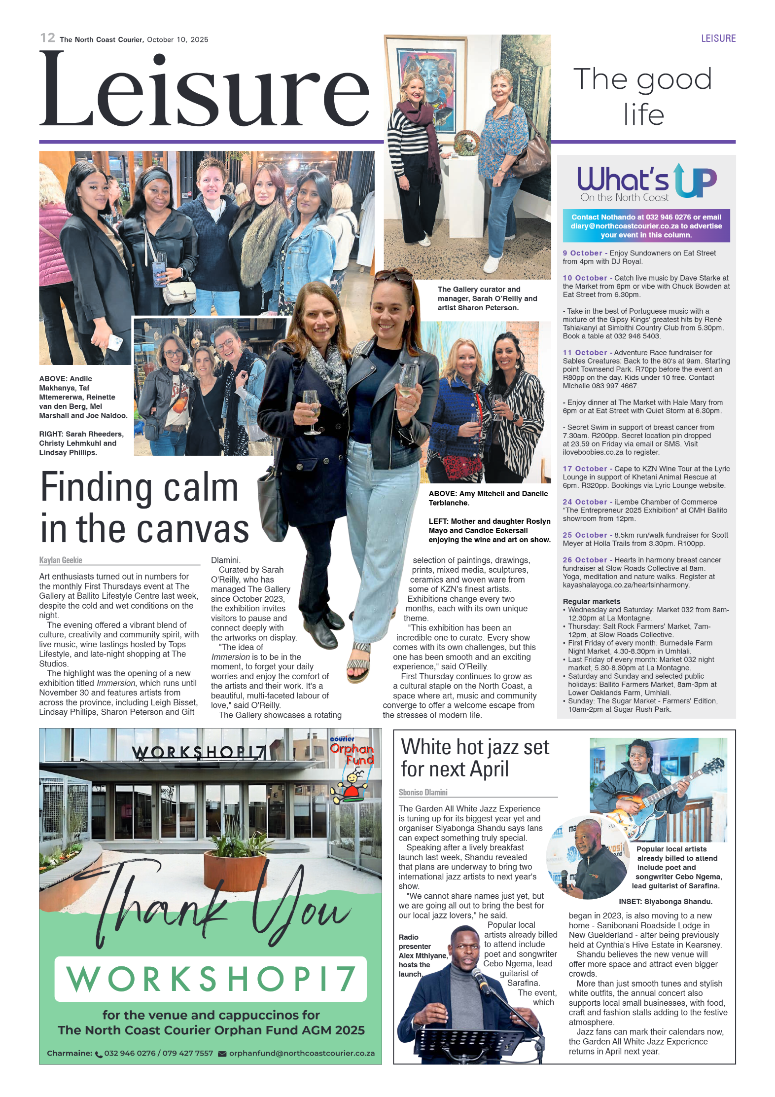 The North Coast Courier – 10 October 2025 page 12