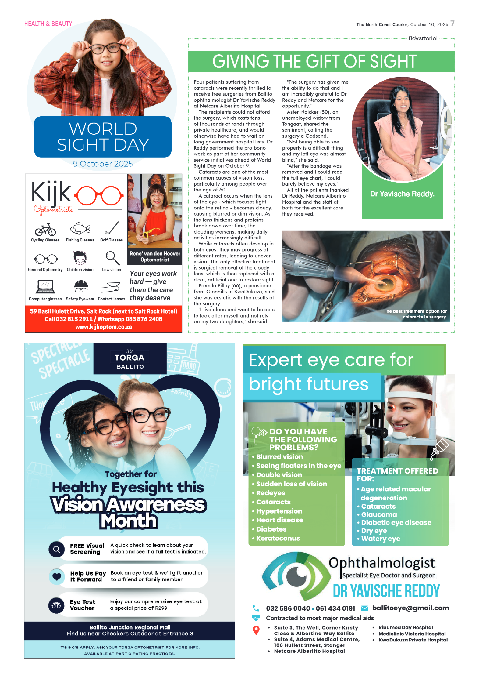 The North Coast Courier – 10 October 2025 page 7