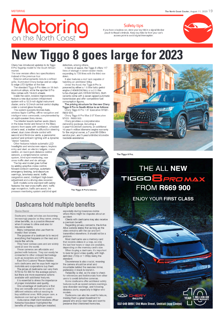 The North Coast Courier 11 August 2023 page 19