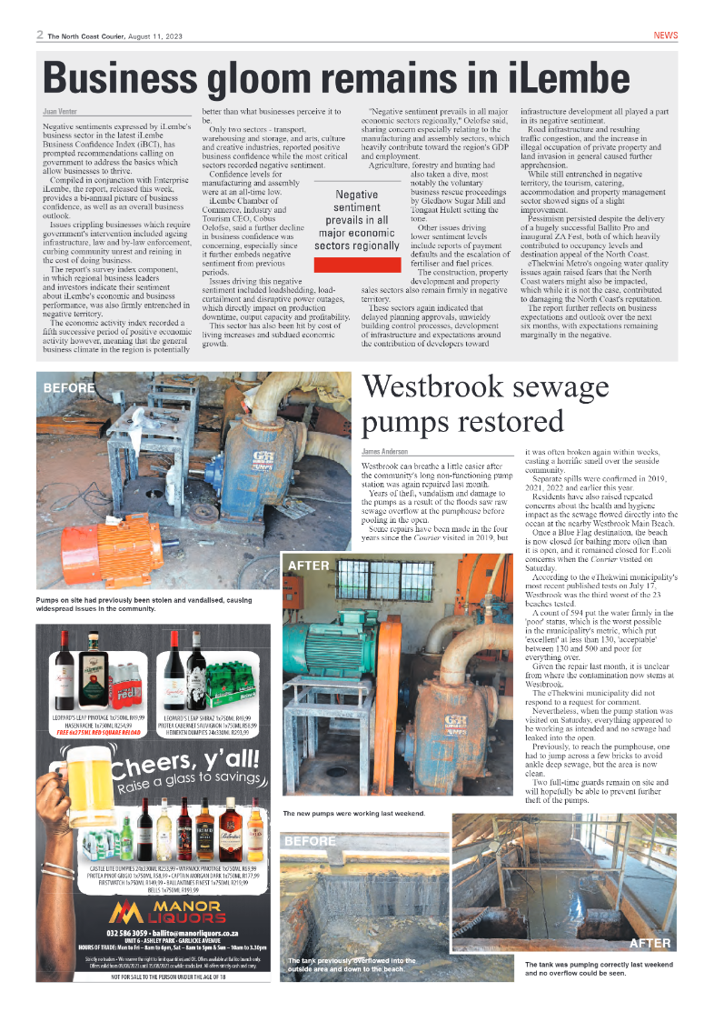 The North Coast Courier 11 August 2023 page 2