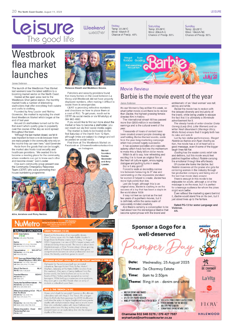 The North Coast Courier 11 August 2023 page 20