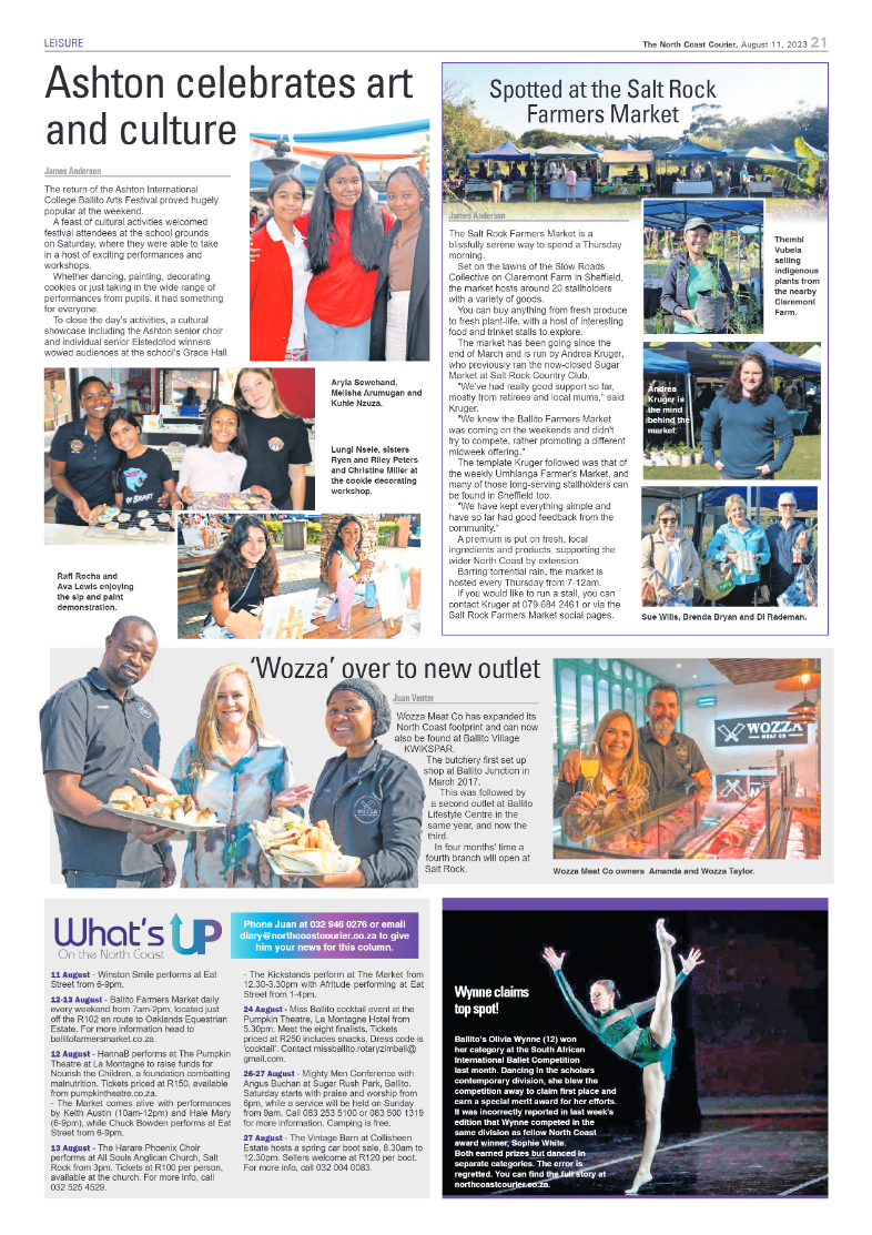 The North Coast Courier 11 August 2023 page 21