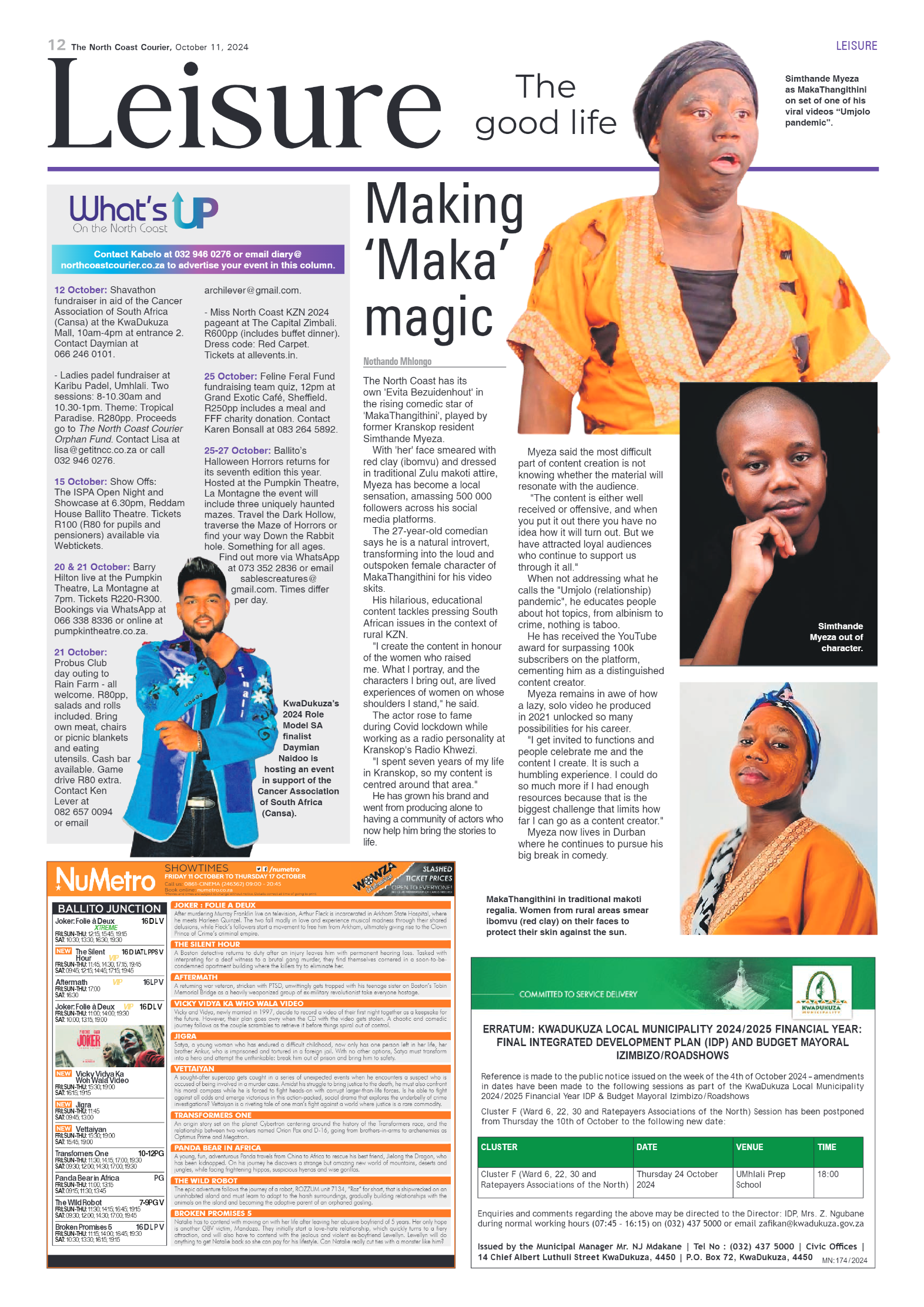 The North Coast Courier – 11 October 2024 page 12