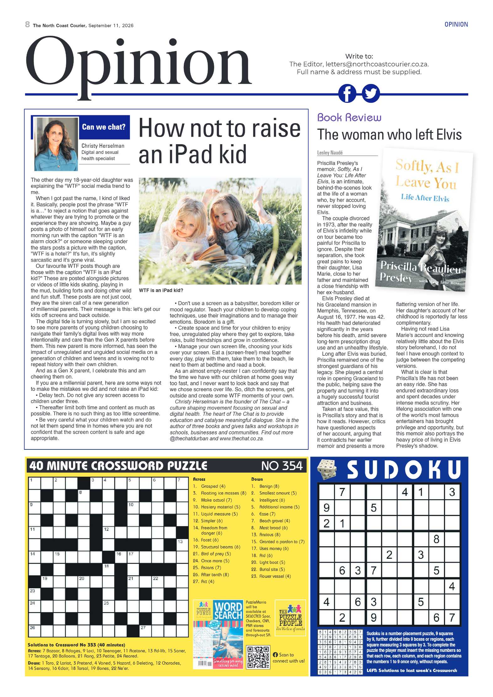 The North Coast Courier – 11 September 2026 page 8