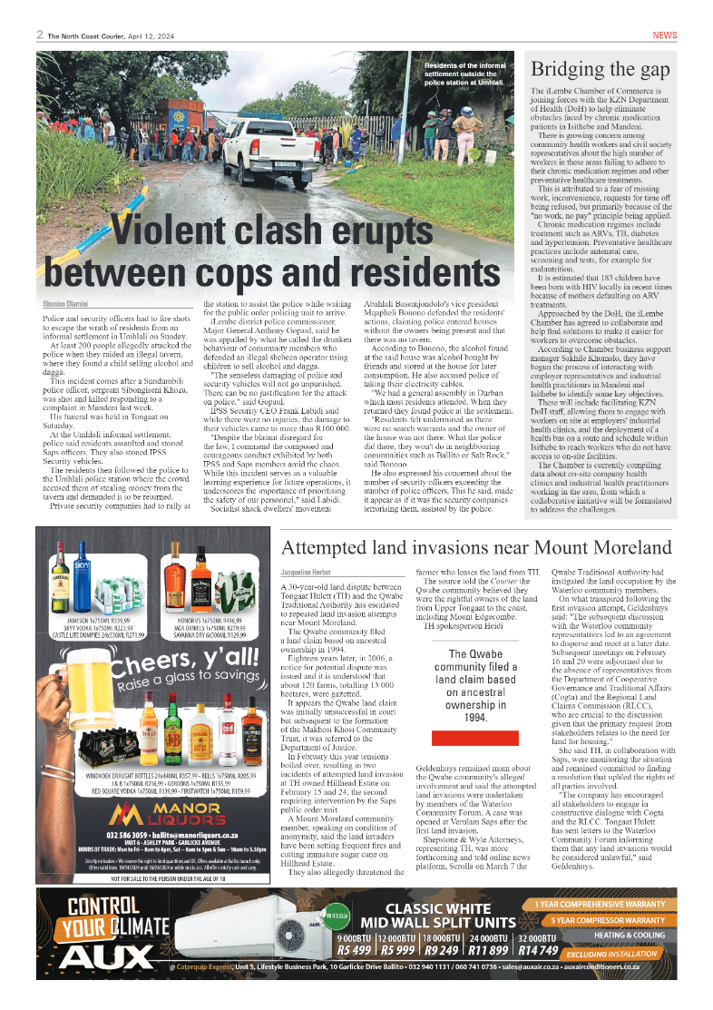 The North Coast Courier 12 April 2024 page 2