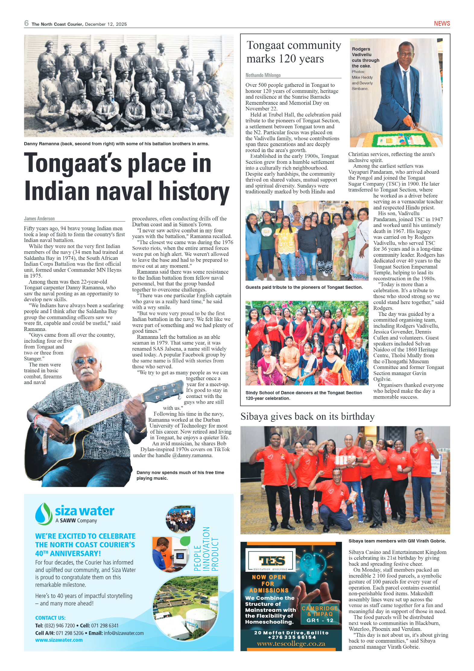 The North Coast Courier – 12 December 2025 page 6