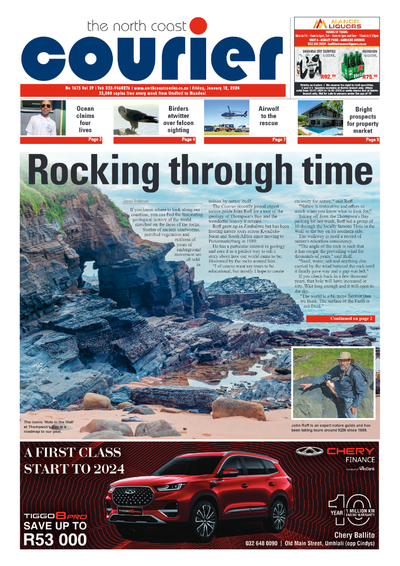The North Coast Courier 12 January 2024 page 1