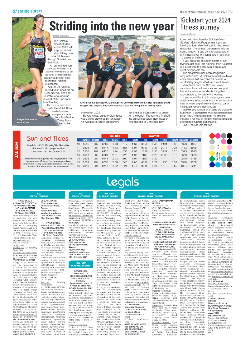 The North Coast Courier 12 January 2024 page 15