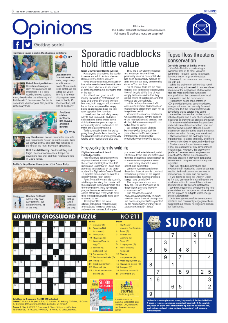 The North Coast Courier 12 January 2024 page 6
