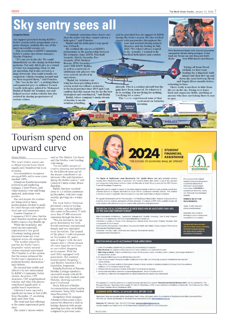 The North Coast Courier 12 January 2024 page 7