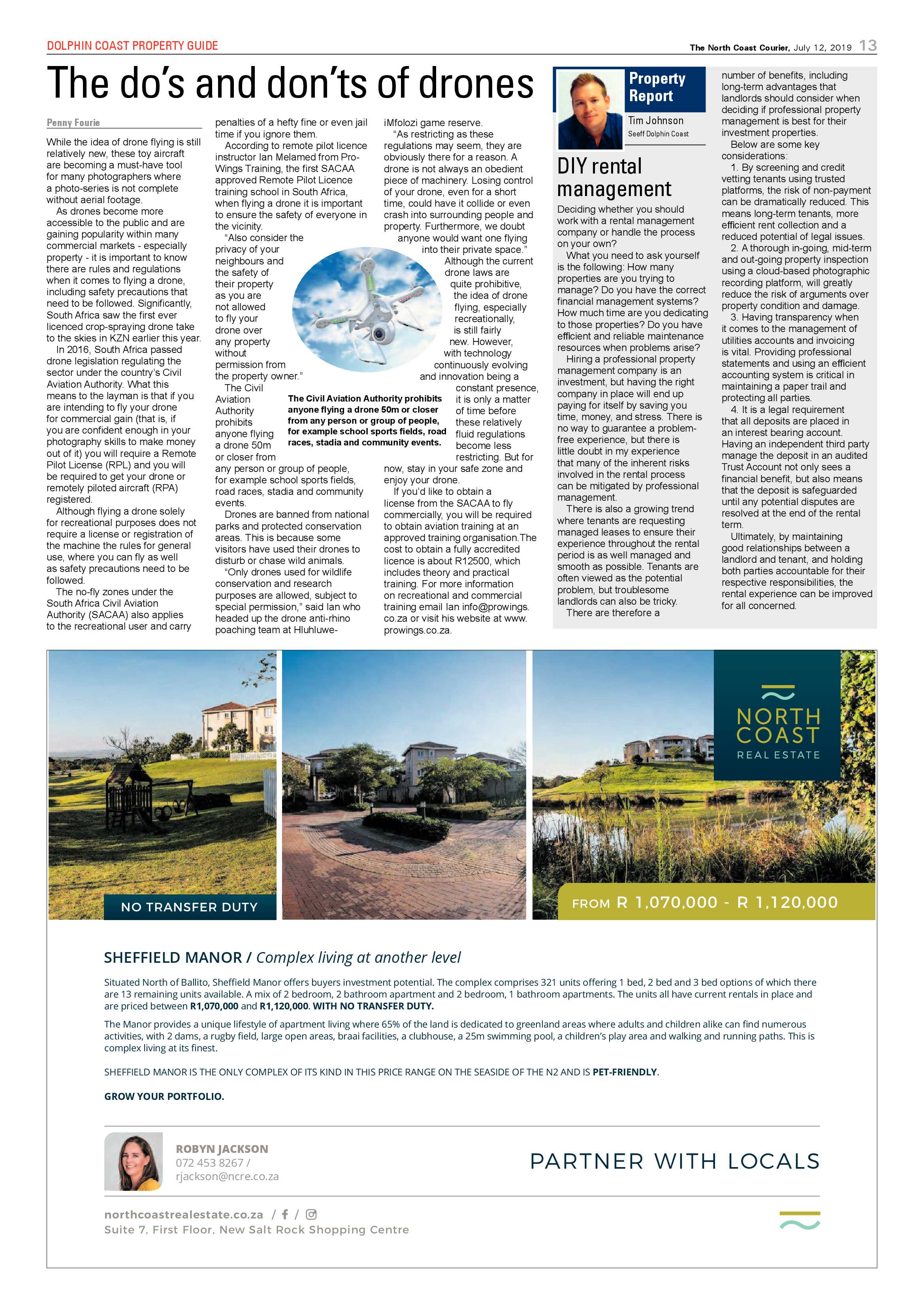 The North Coast Courier 12 July 2019 page 13