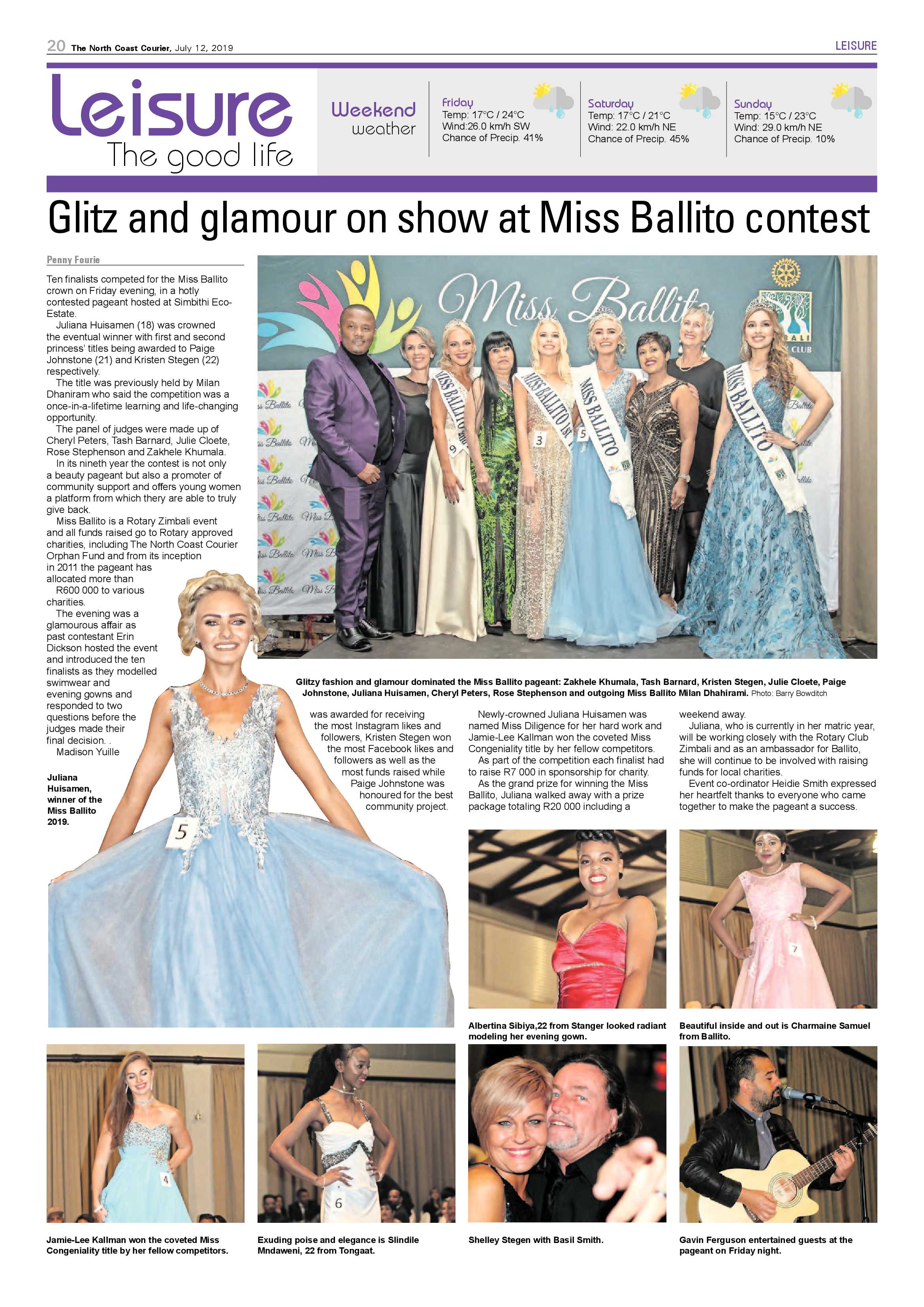 The North Coast Courier 12 July 2019 page 20