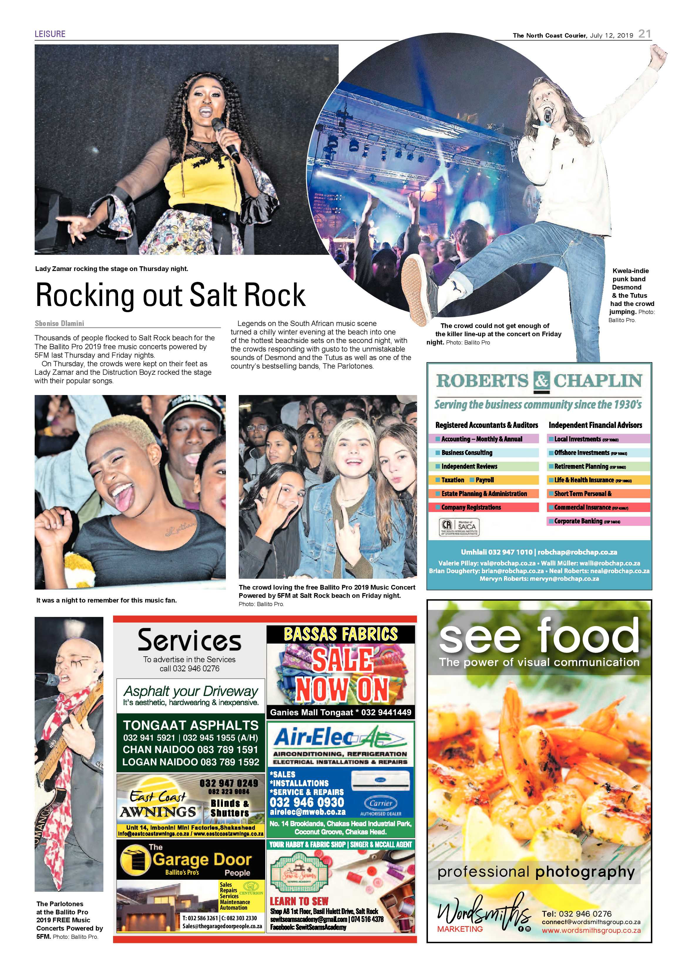The North Coast Courier 12 July 2019 page 21