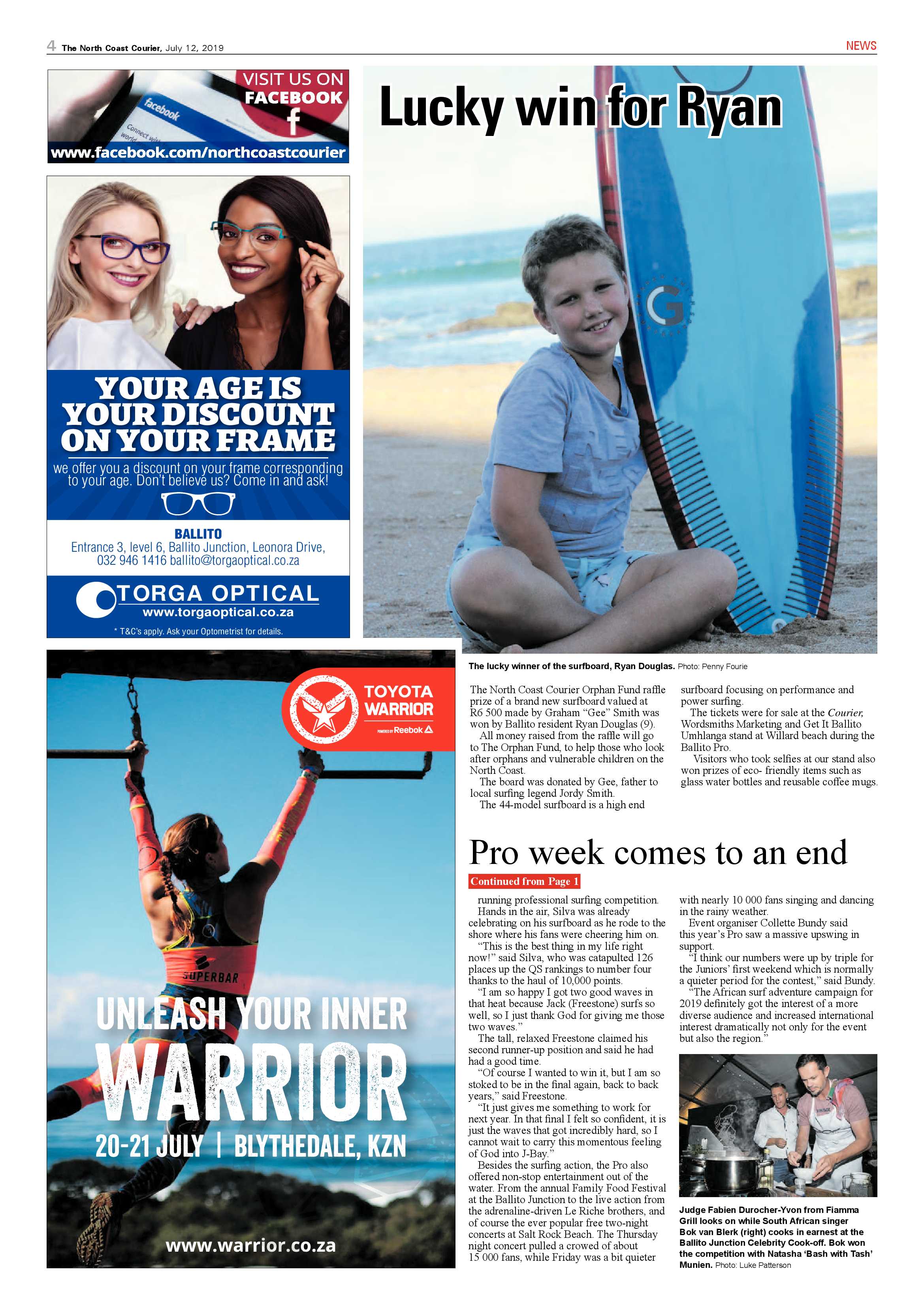 The North Coast Courier 12 July 2019 page 4