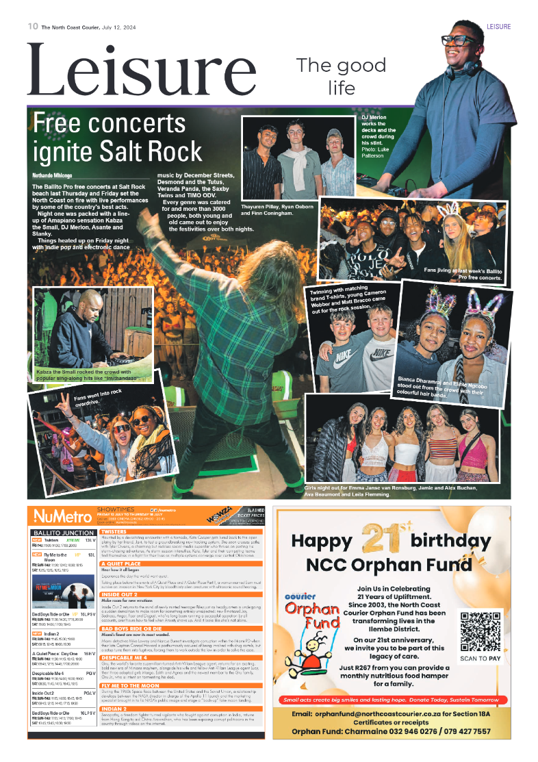 The North Coast Courier – 12 July 2024 page 10