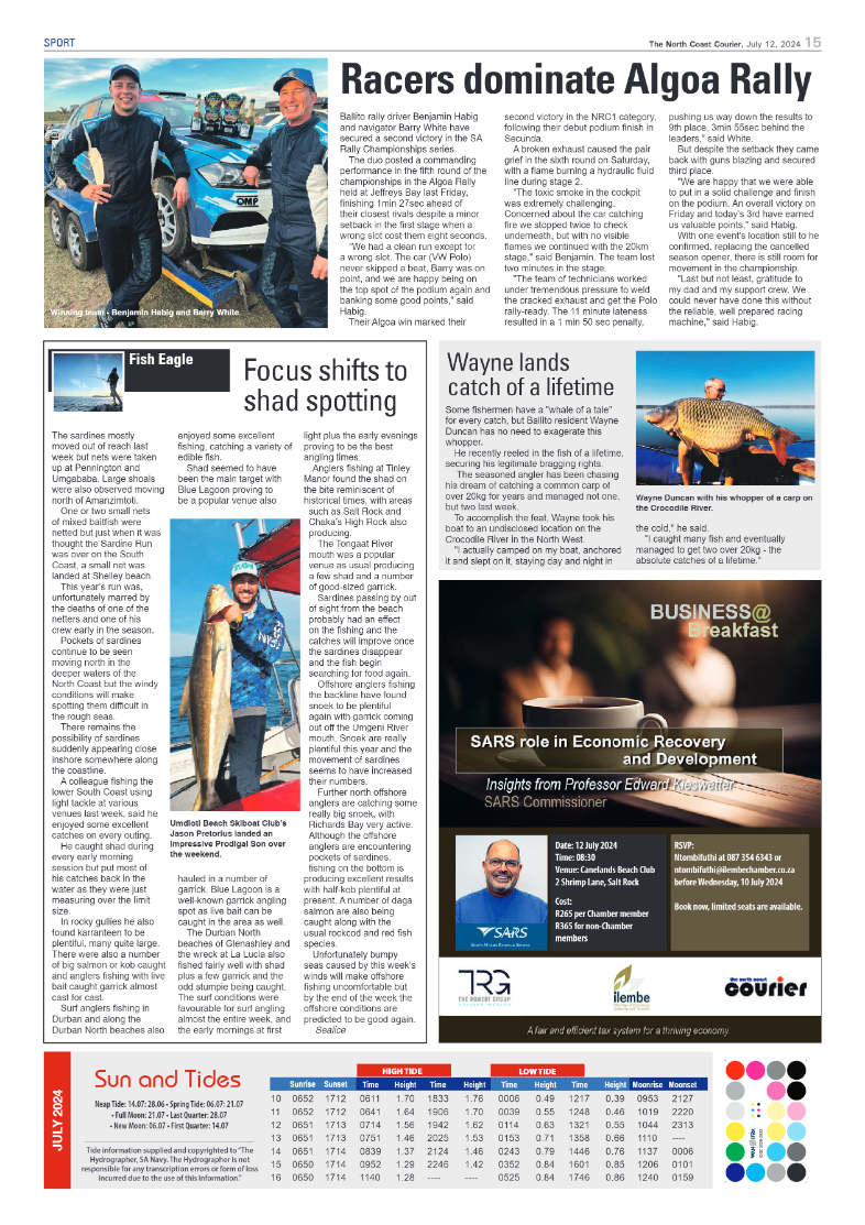 The North Coast Courier – 12 July 2024 page 15