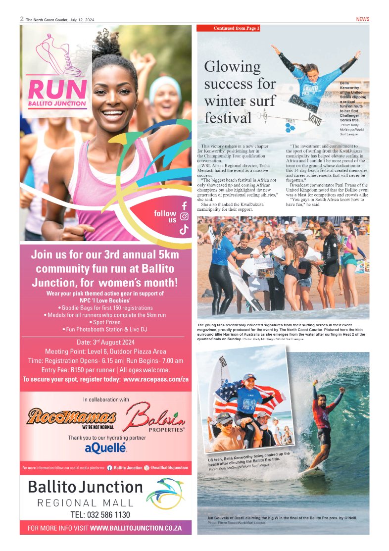 The North Coast Courier – 12 July 2024 page 2