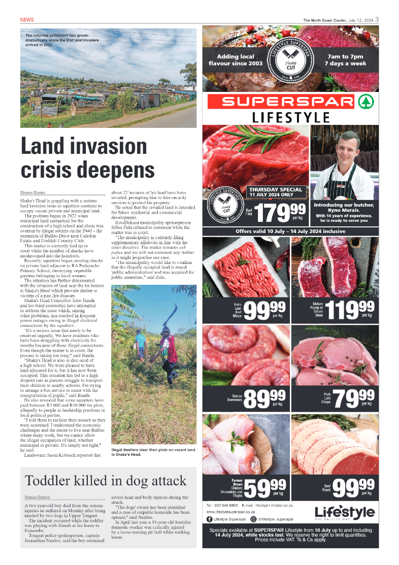 The North Coast Courier – 12 July 2024 page 3