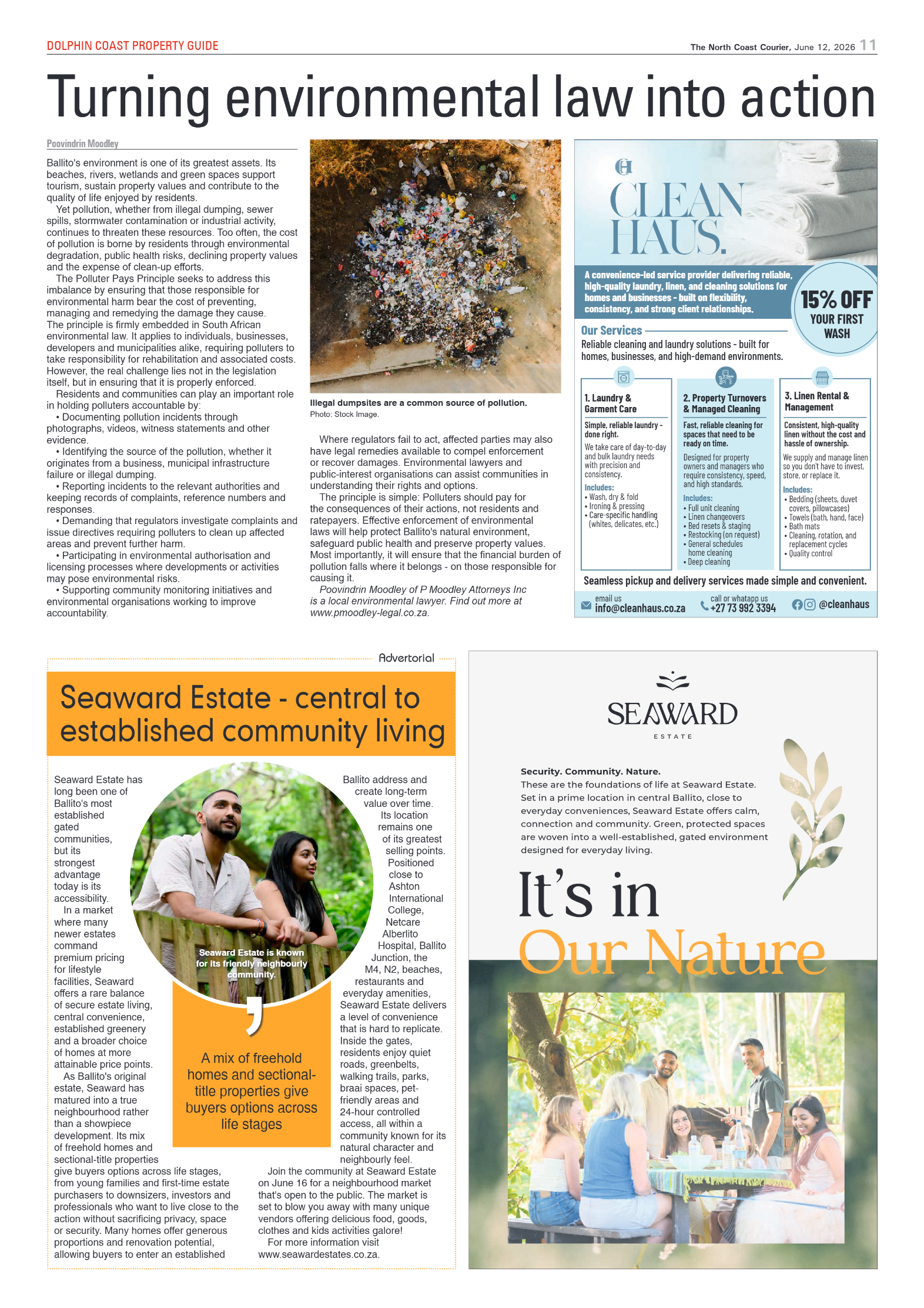 The North Coast Courier – 12 June 2026 page 11