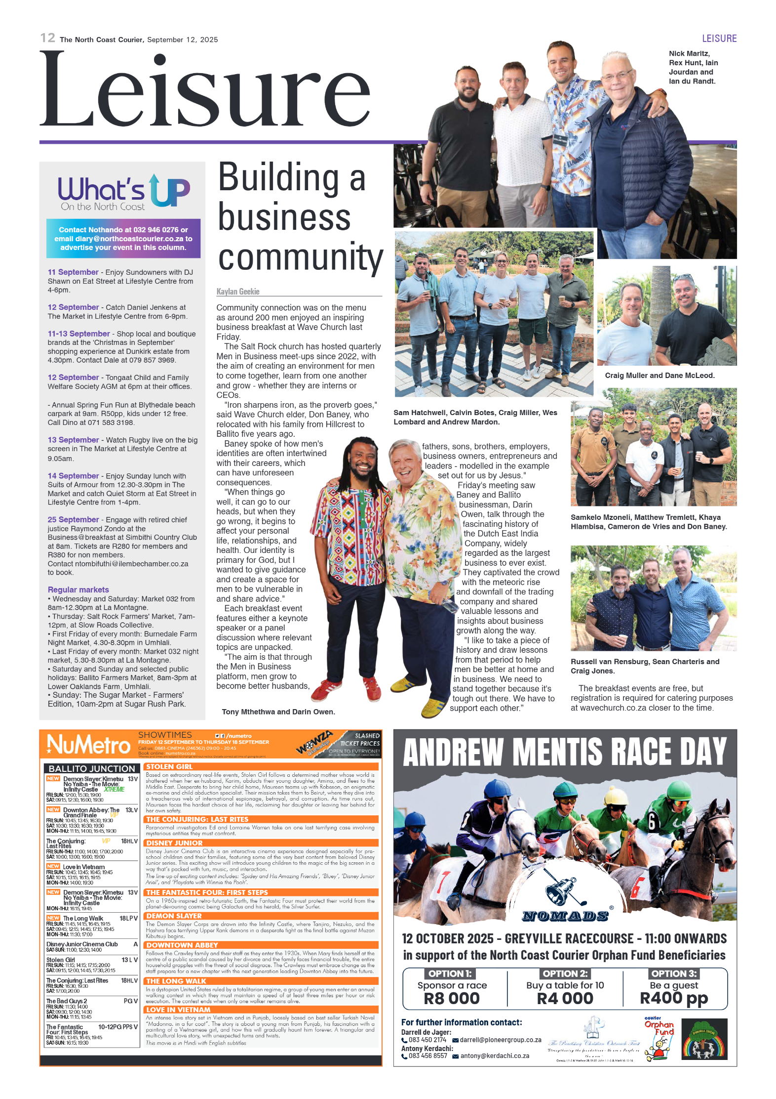 The North Coast Courier – 12 September 2025 page 12