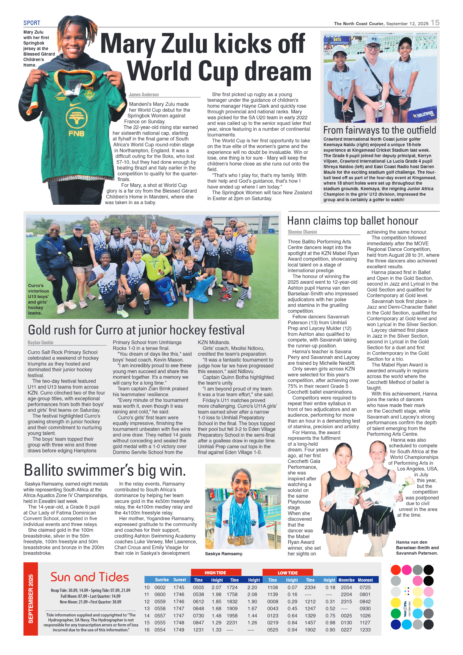 The North Coast Courier – 12 September 2025 page 15