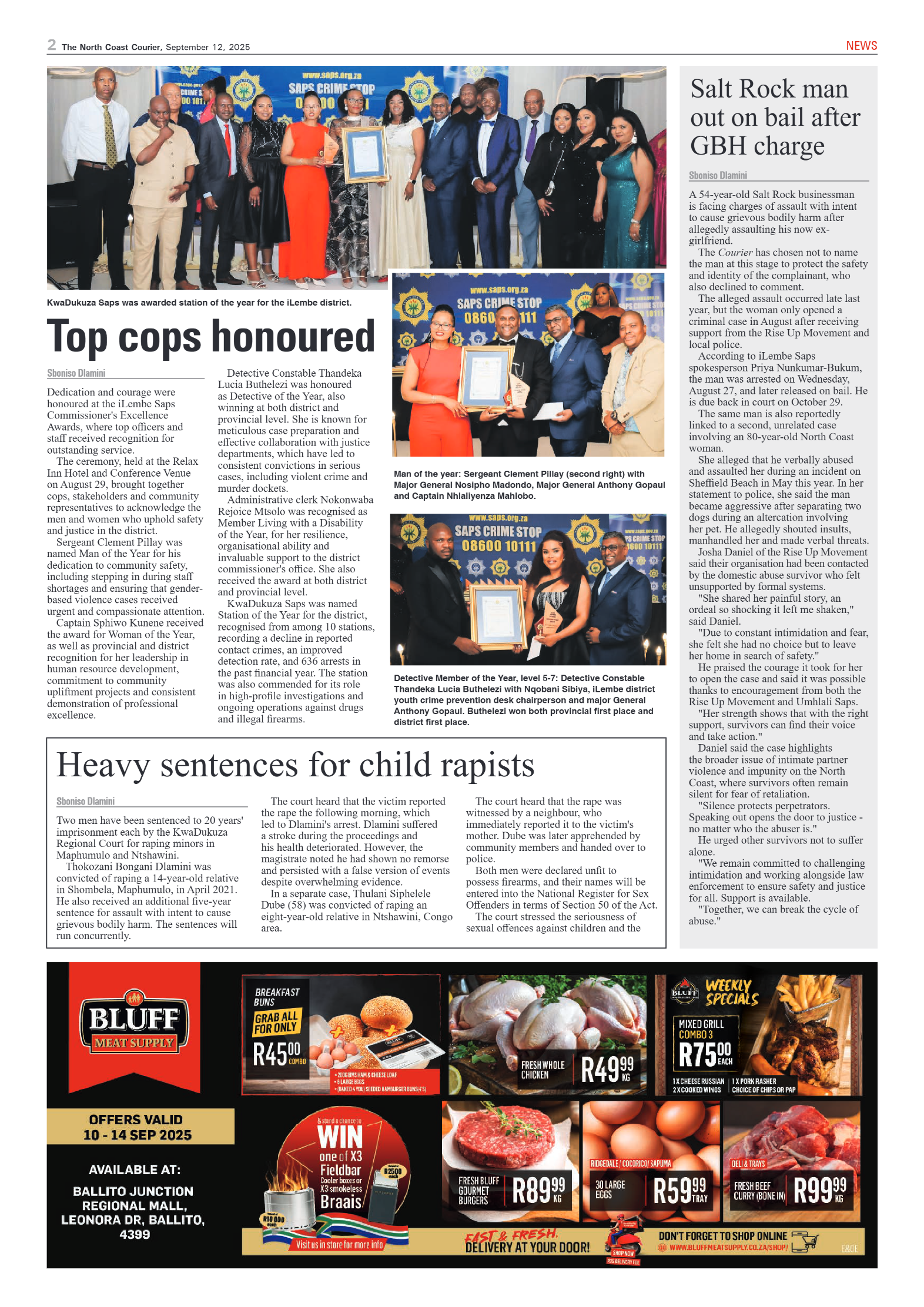 The North Coast Courier – 12 September 2025 page 2