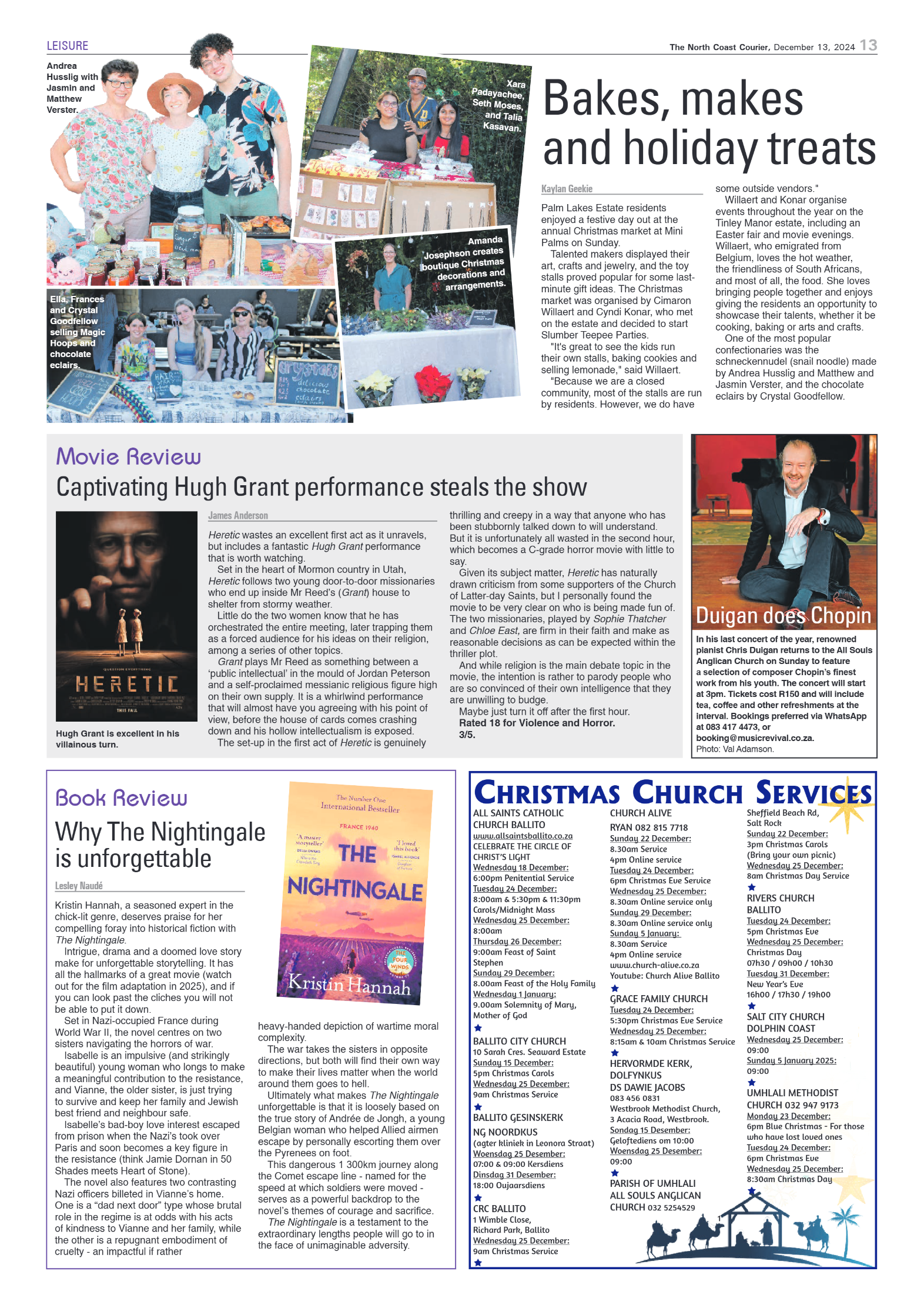 The North Coast Courier – 13 December 2024 page 13