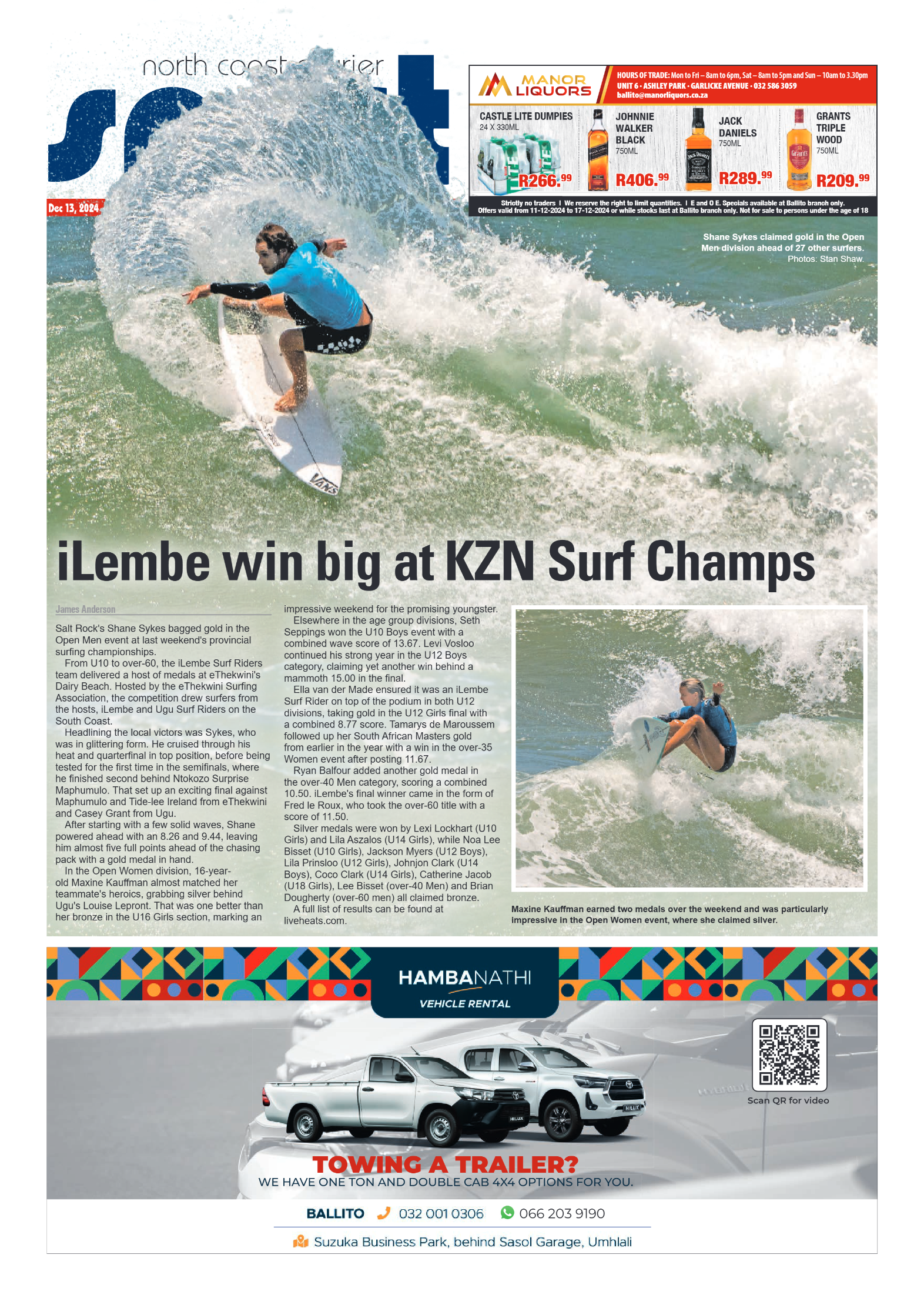 The North Coast Courier – 13 December 2024 page 16