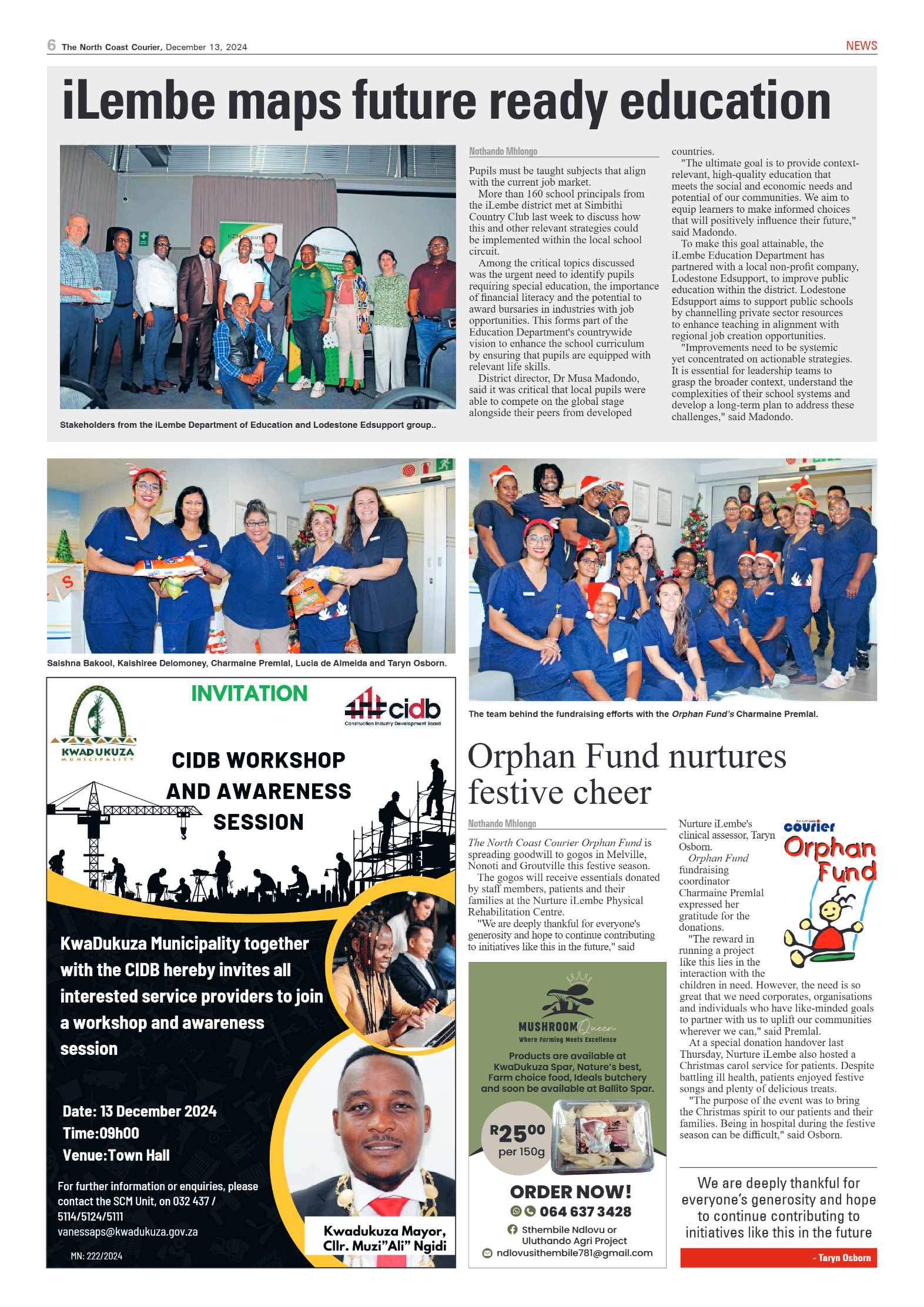 The North Coast Courier – 13 December 2024 page 6