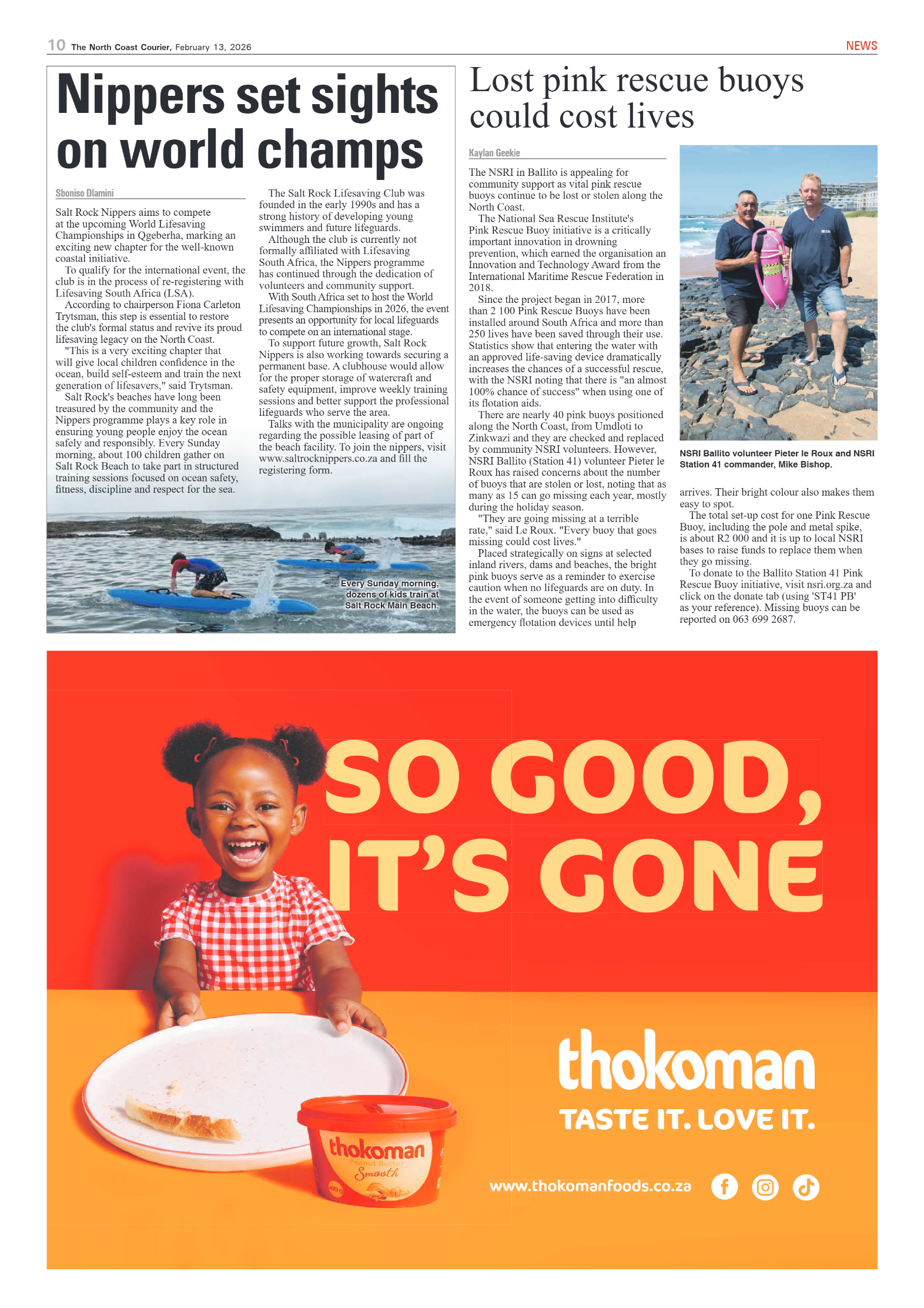 The North Coast Courier – 13 February 2026 page 10