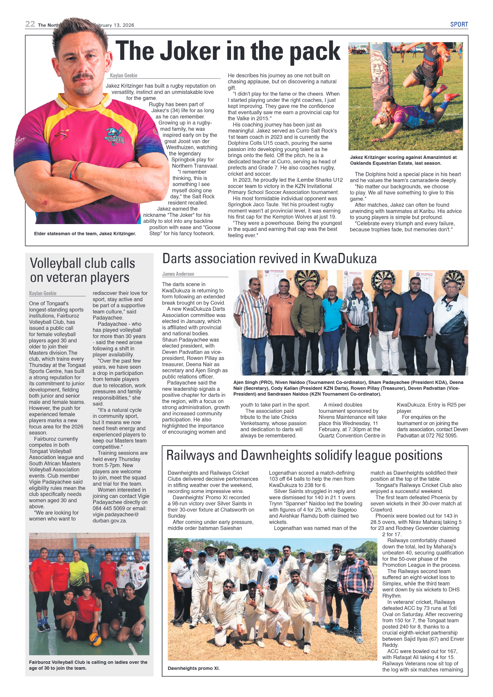 The North Coast Courier – 13 February 2026 page 22