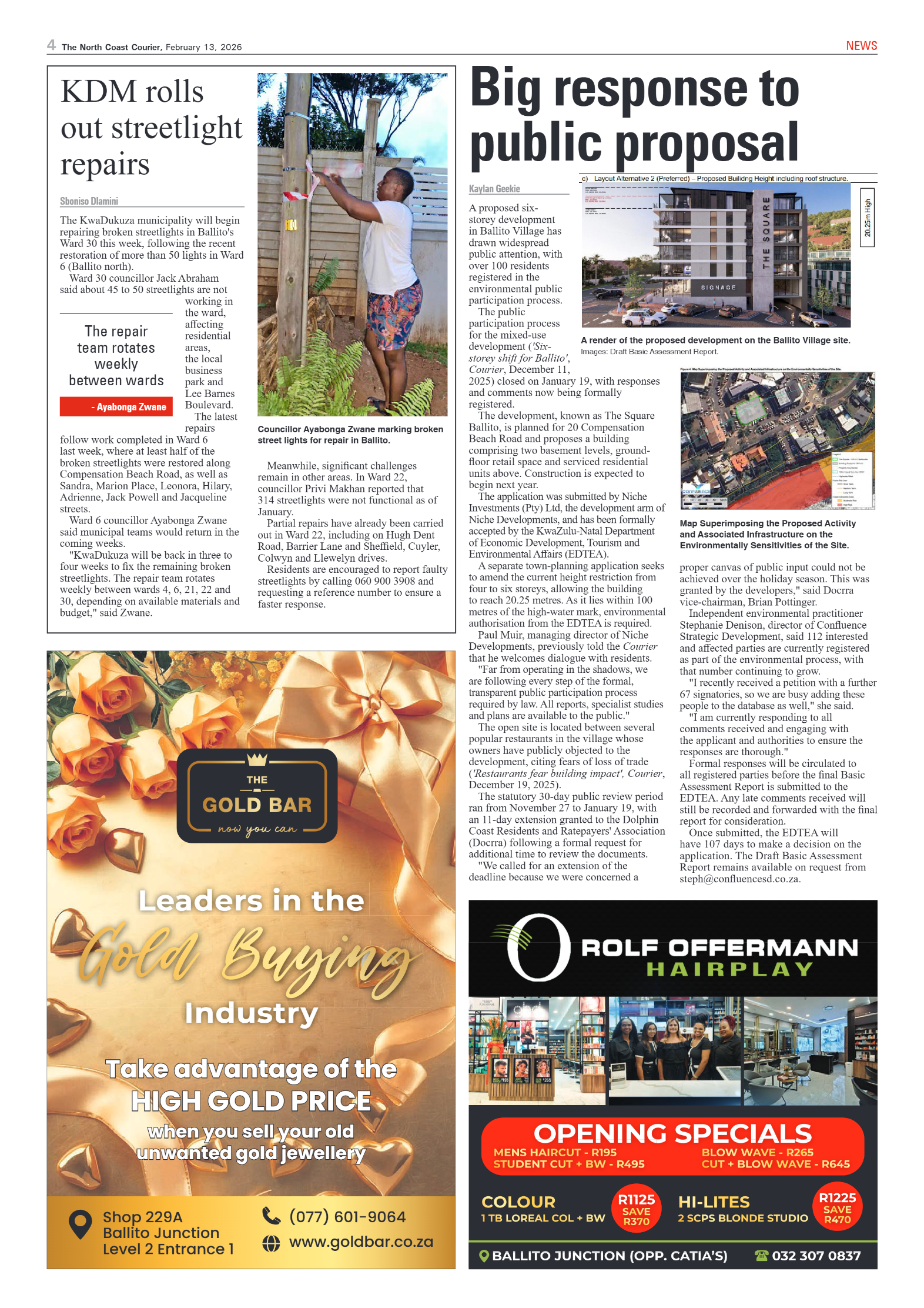 The North Coast Courier – 13 February 2026 page 4