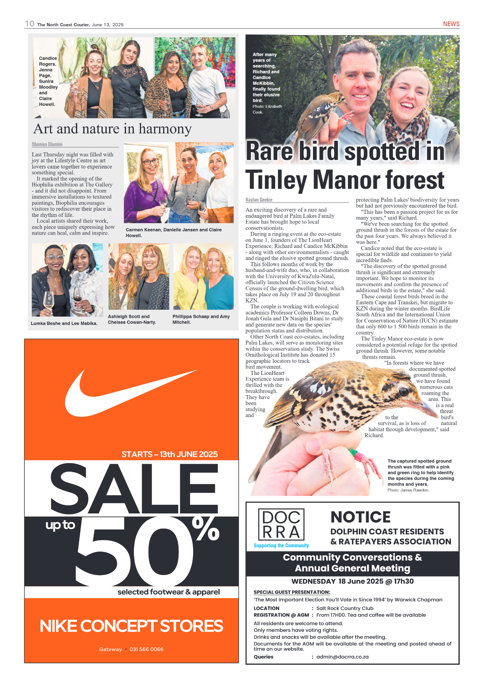 The North Coast Courier – 13 June 2025 page 10
