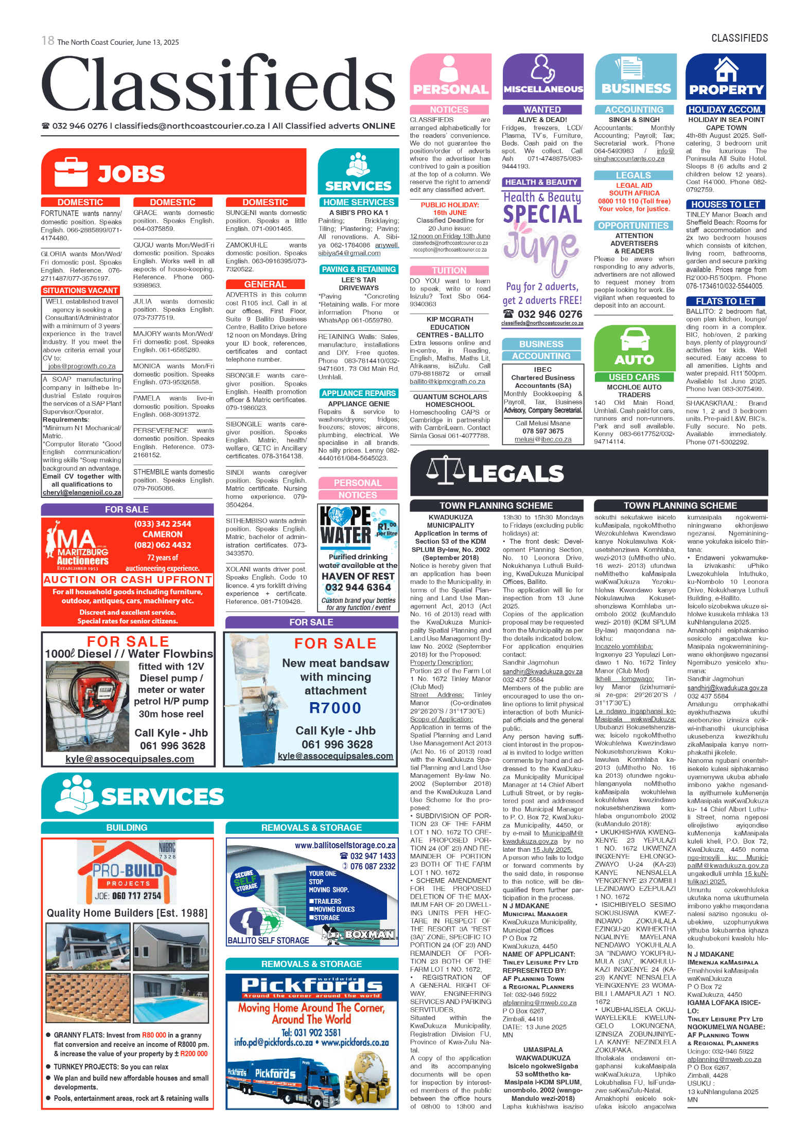 The North Coast Courier – 13 June 2025 page 18