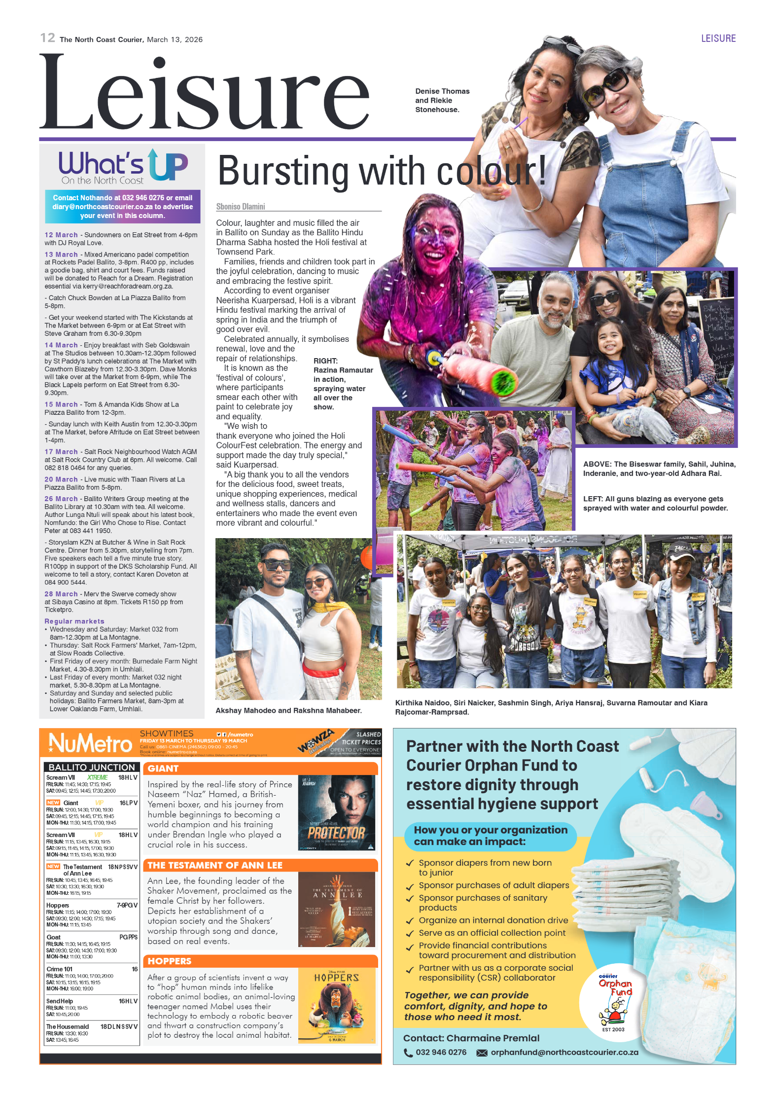 The North Coast Courier – 13 March 2026 page 12